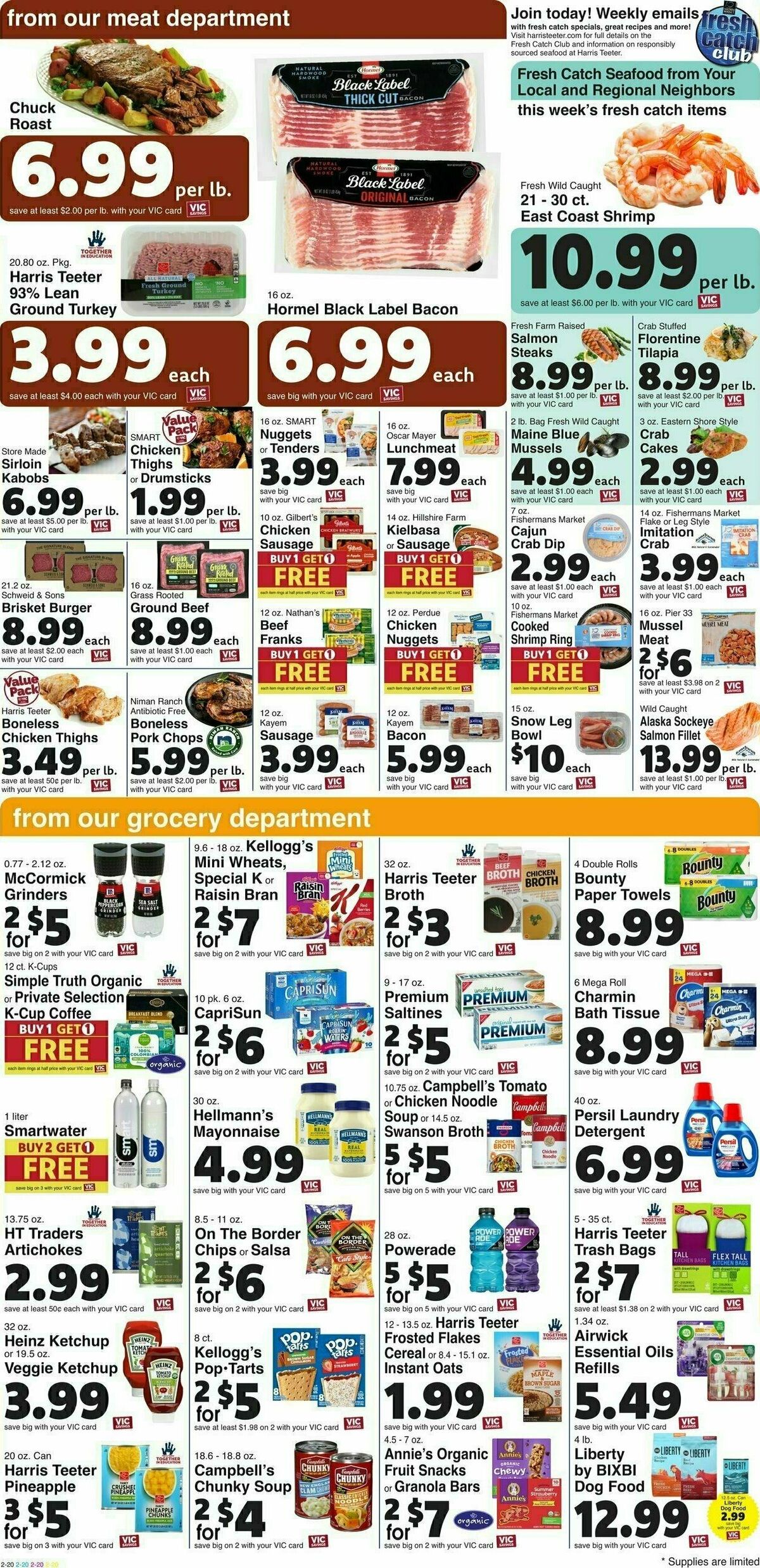 Harris Teeter Weekly Ad from October 25