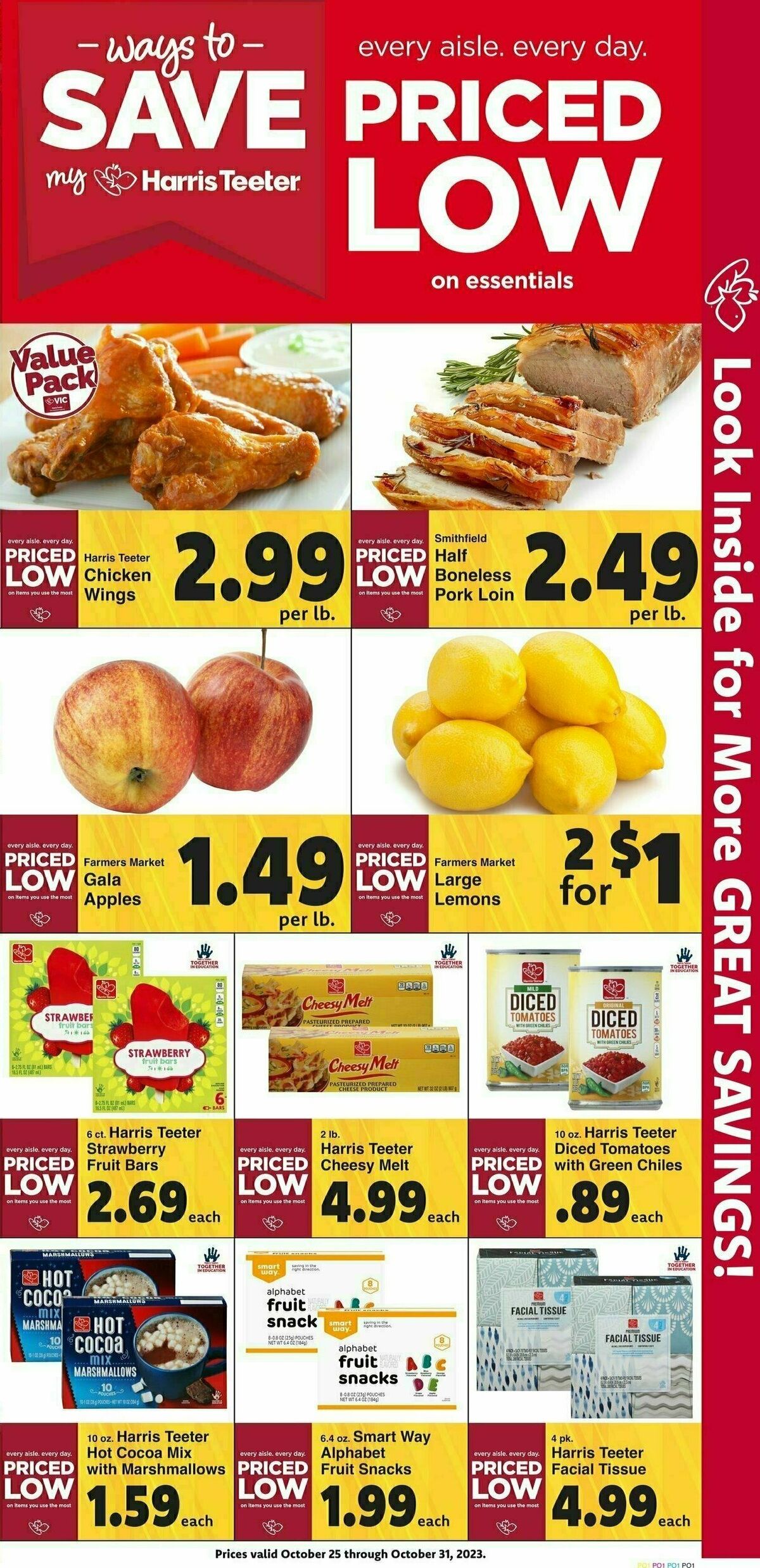 Harris Teeter Weekly Ad from October 25