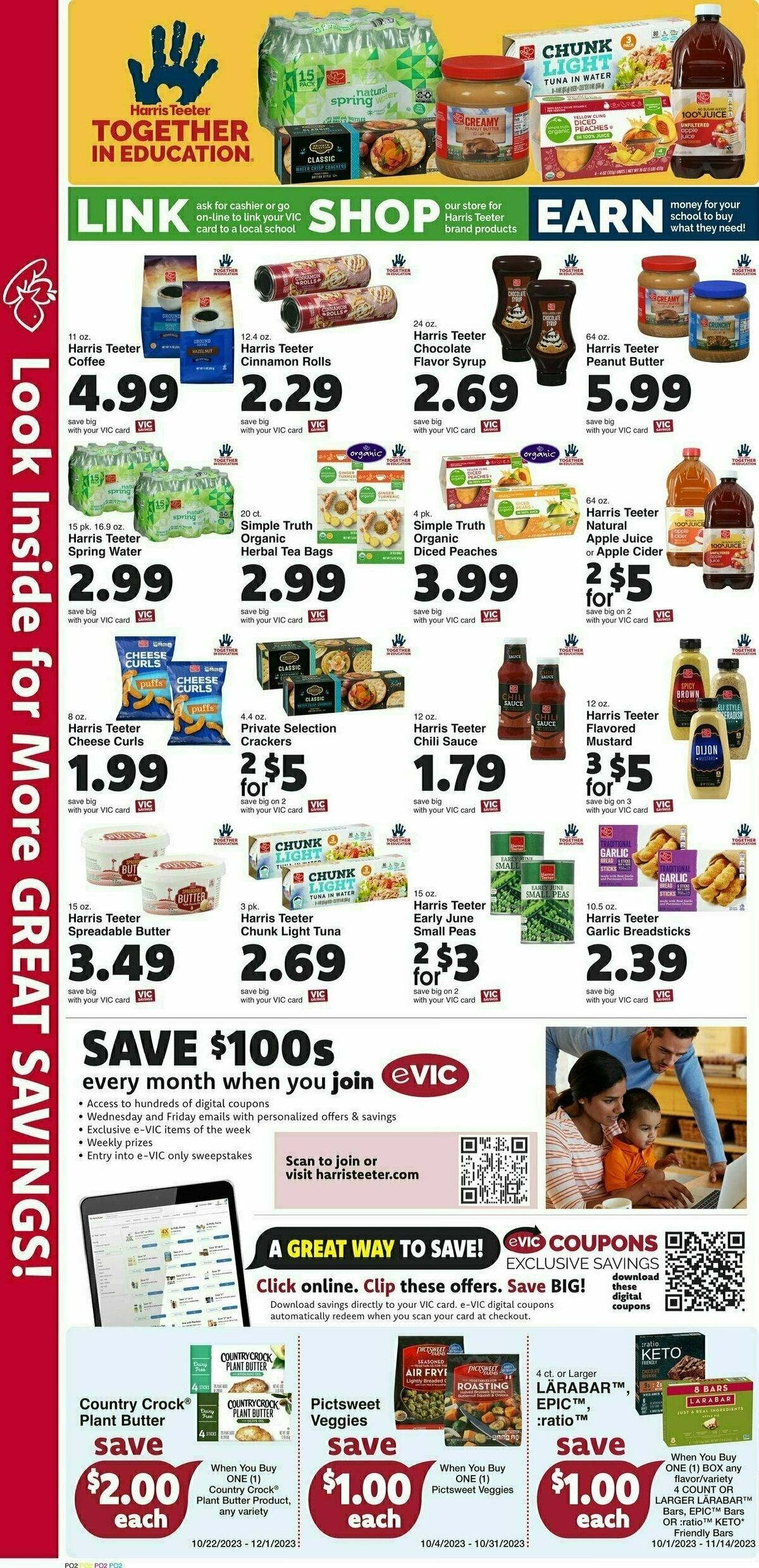 Harris Teeter Weekly Ad from October 25