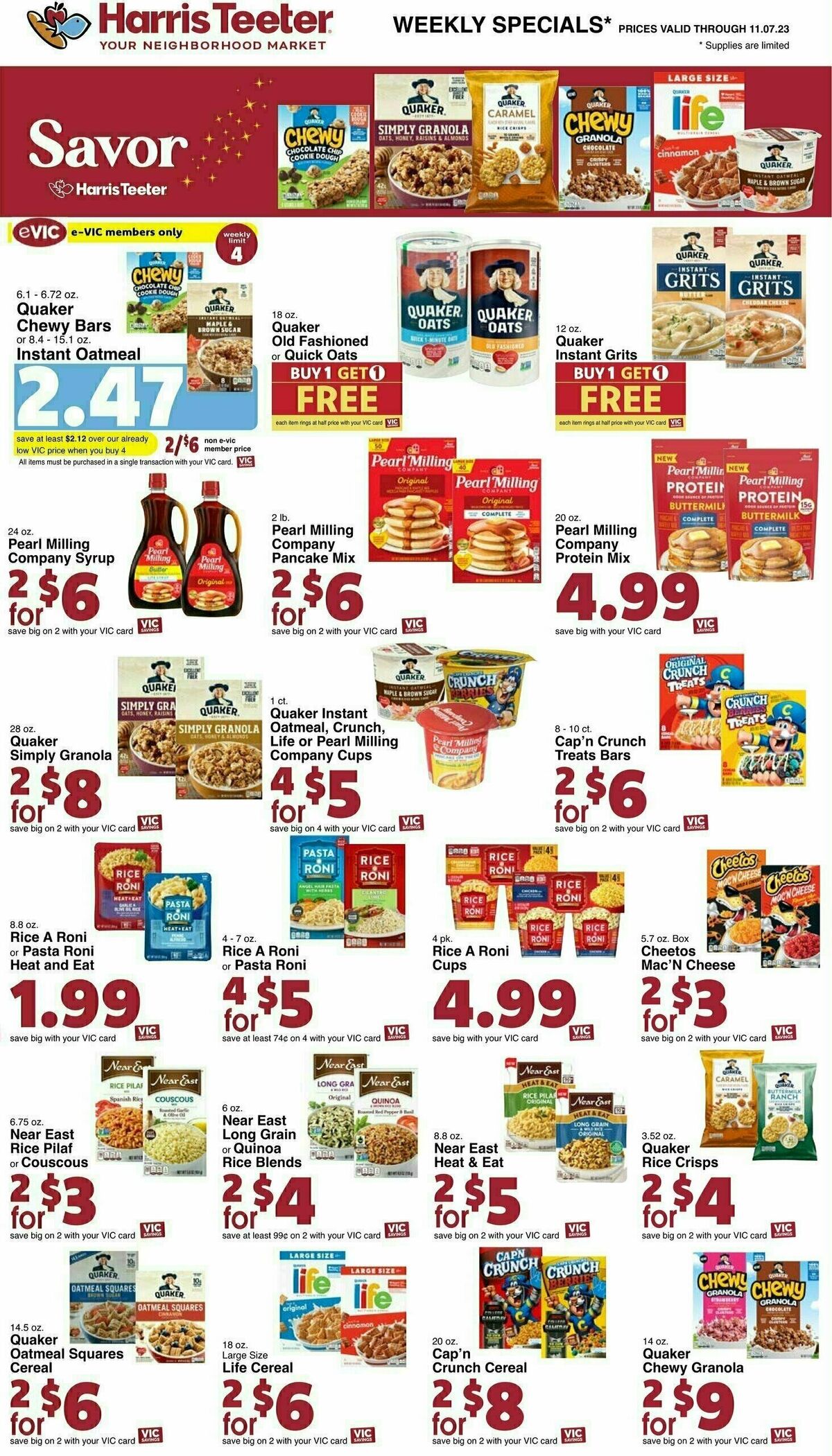 Harris Teeter Weekly Ad from November 1