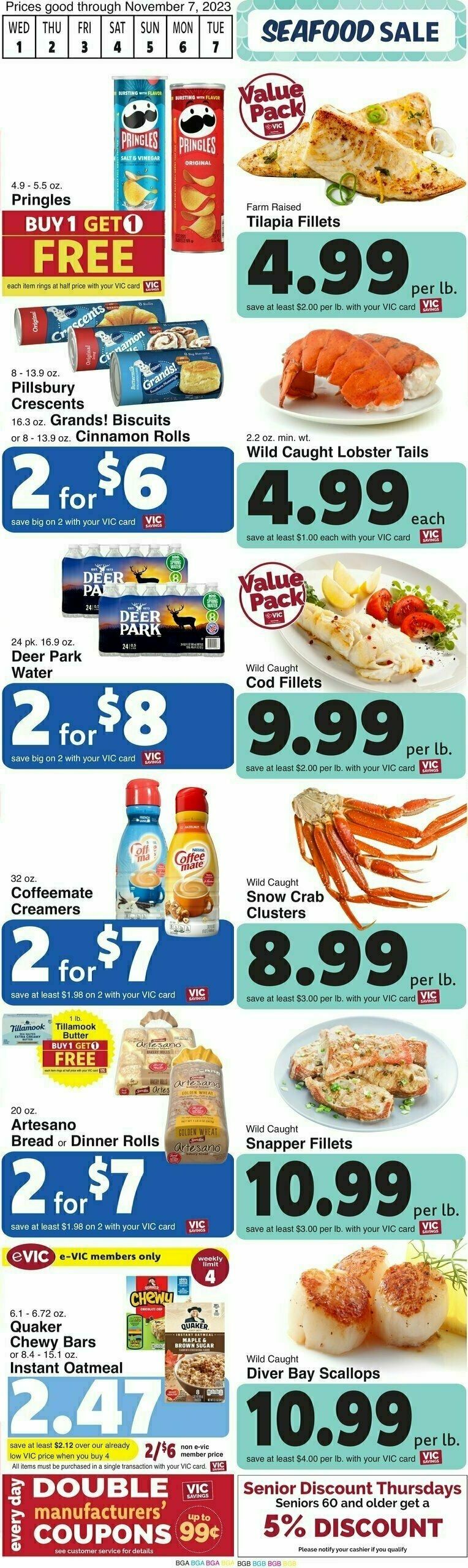 Harris Teeter Weekly Ad from November 1