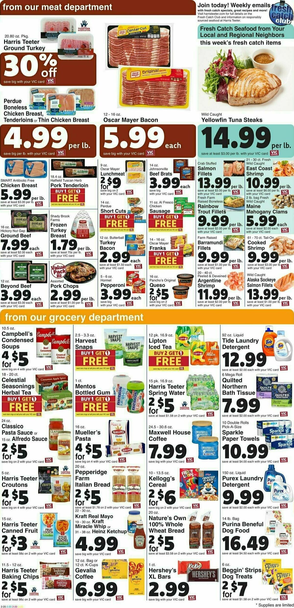 Harris Teeter Weekly Ad from November 1