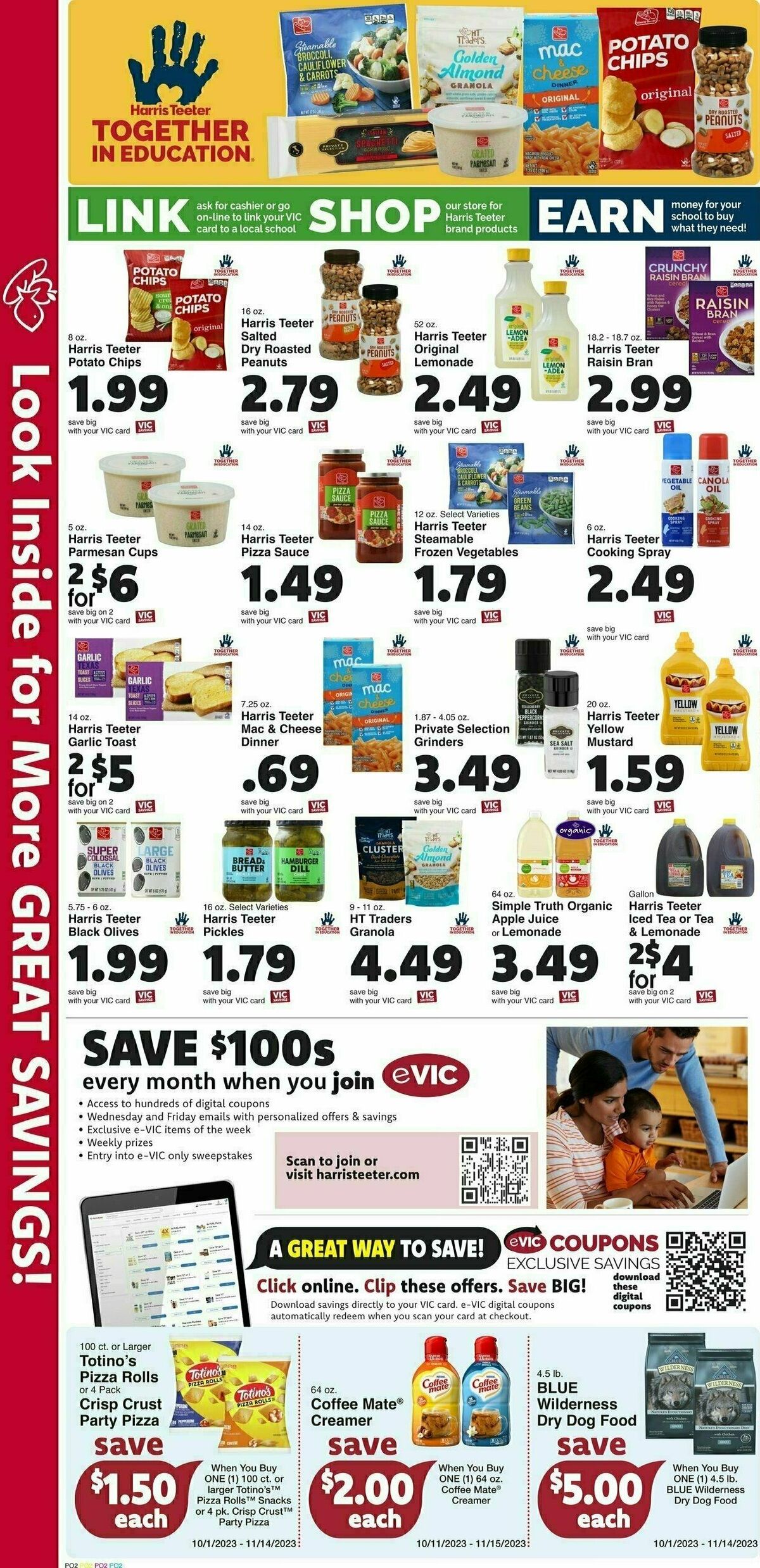 Harris Teeter Weekly Ad from November 1
