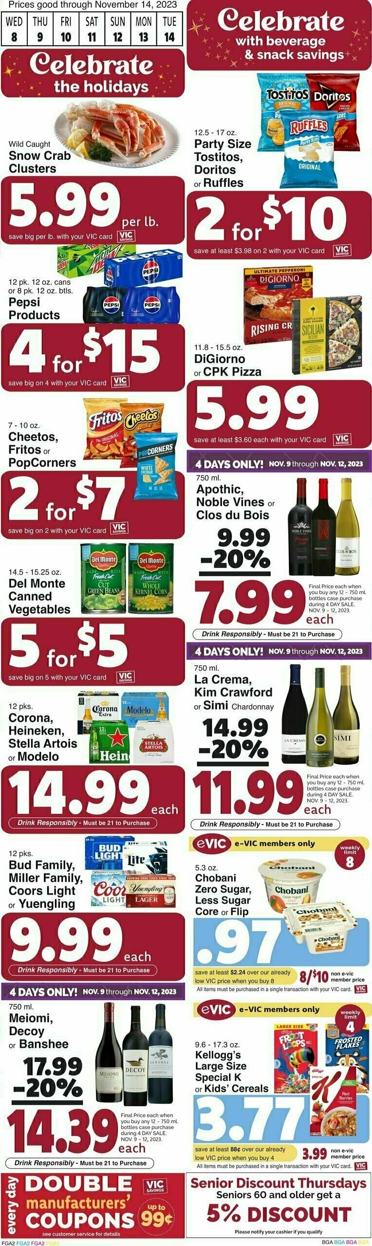 Harris Teeter Weekly Ad from November 8