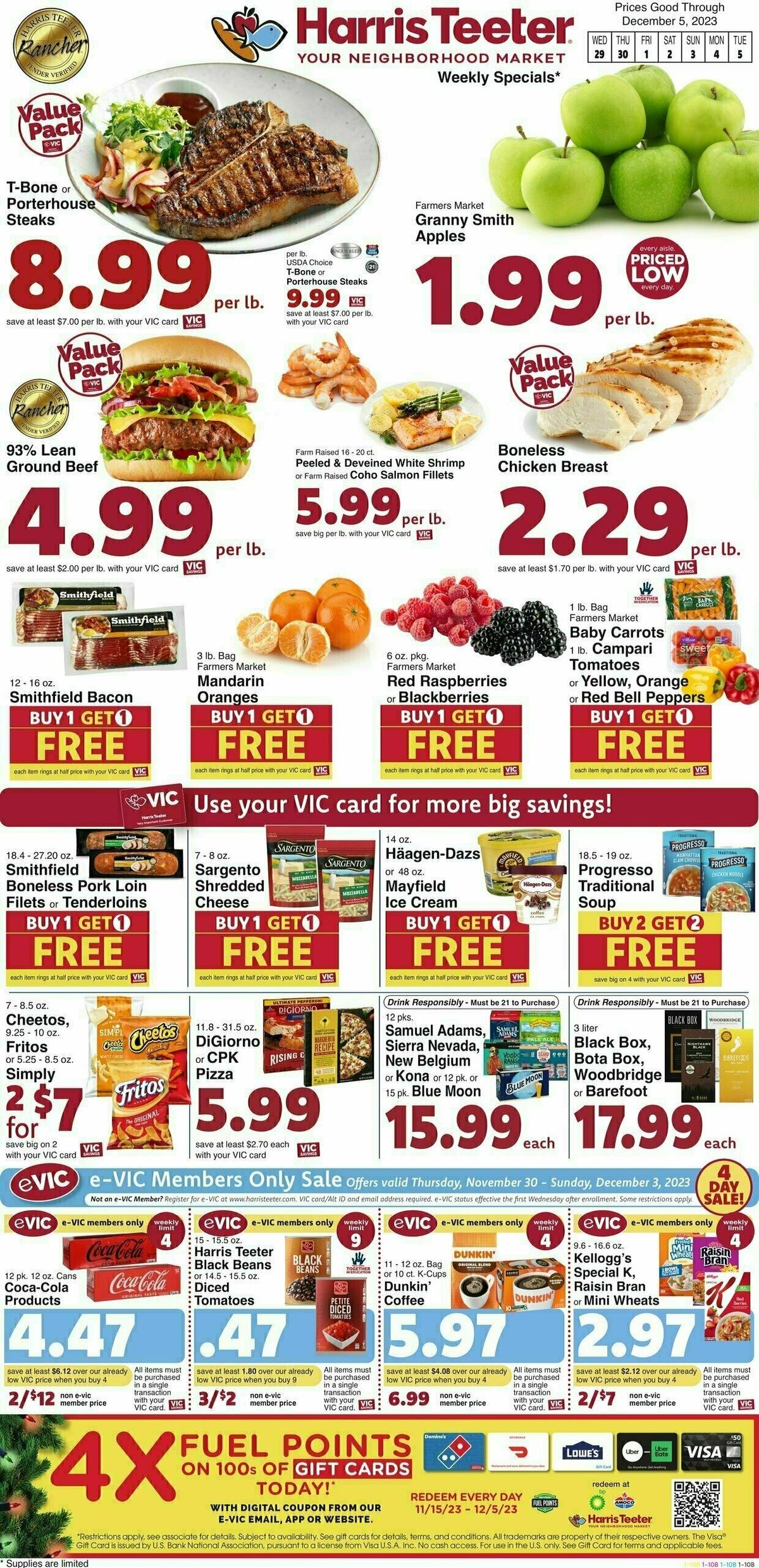 Harris Teeter Weekly Ad from November 29
