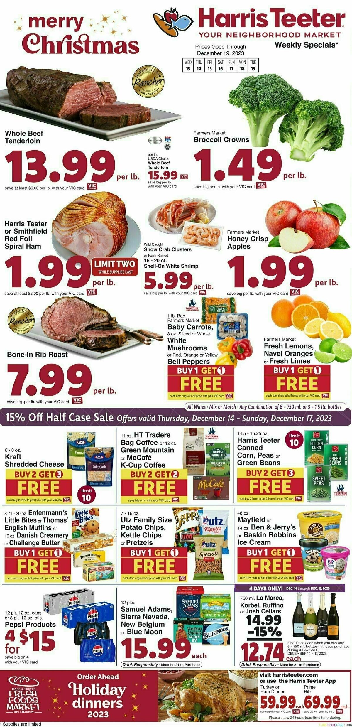 Harris Teeter Weekly Ad from December 13
