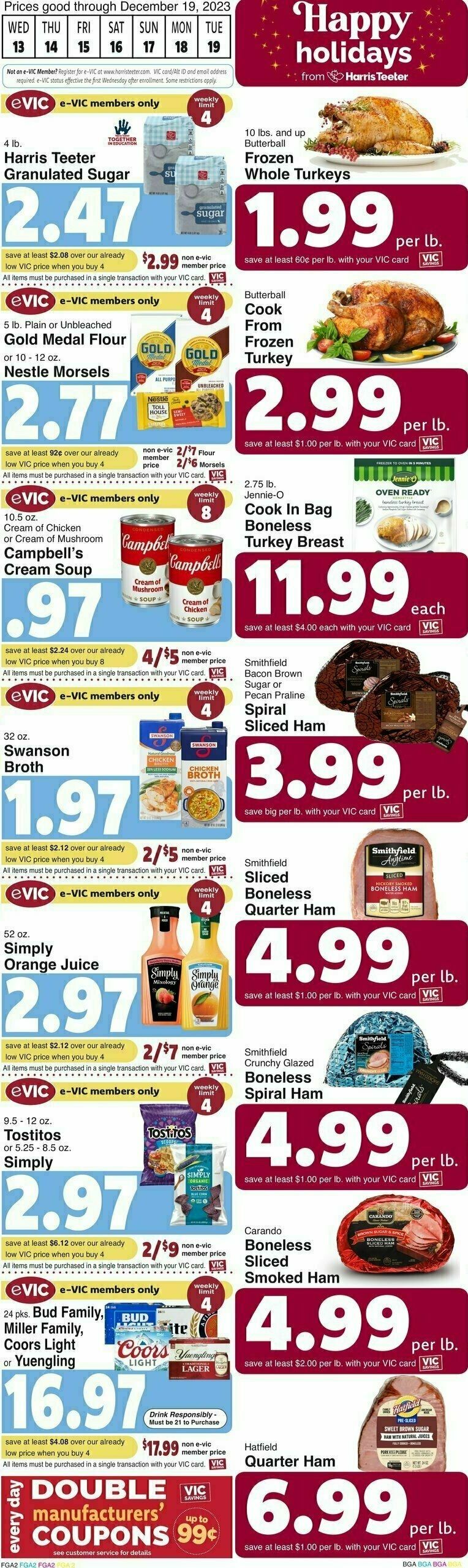 Harris Teeter Weekly Ad from December 13