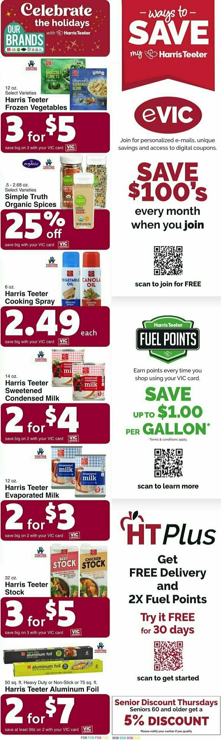 Harris Teeter Weekly Ad from December 13