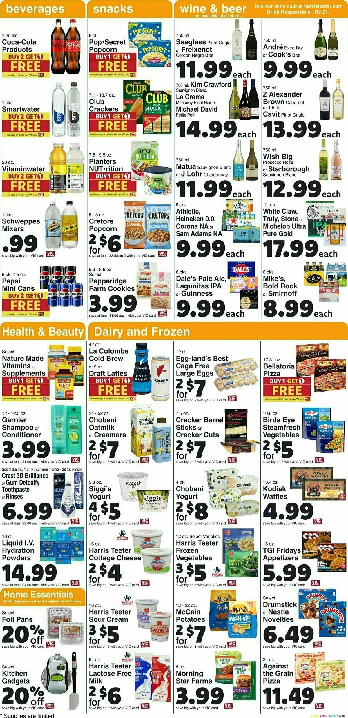 Harris Teeter Weekly Ad from December 27