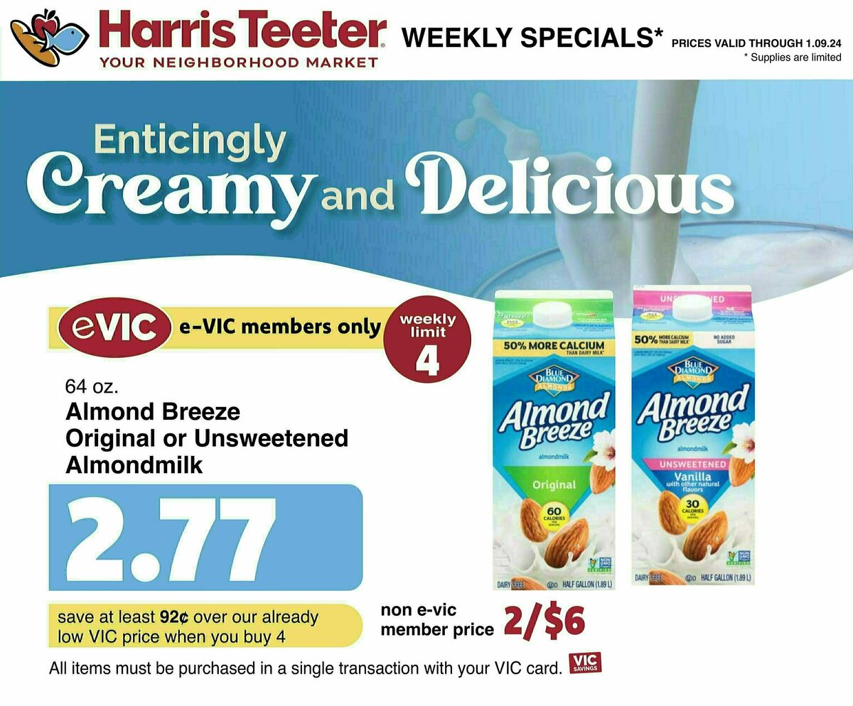 Harris Teeter Weekly Ad from January 3
