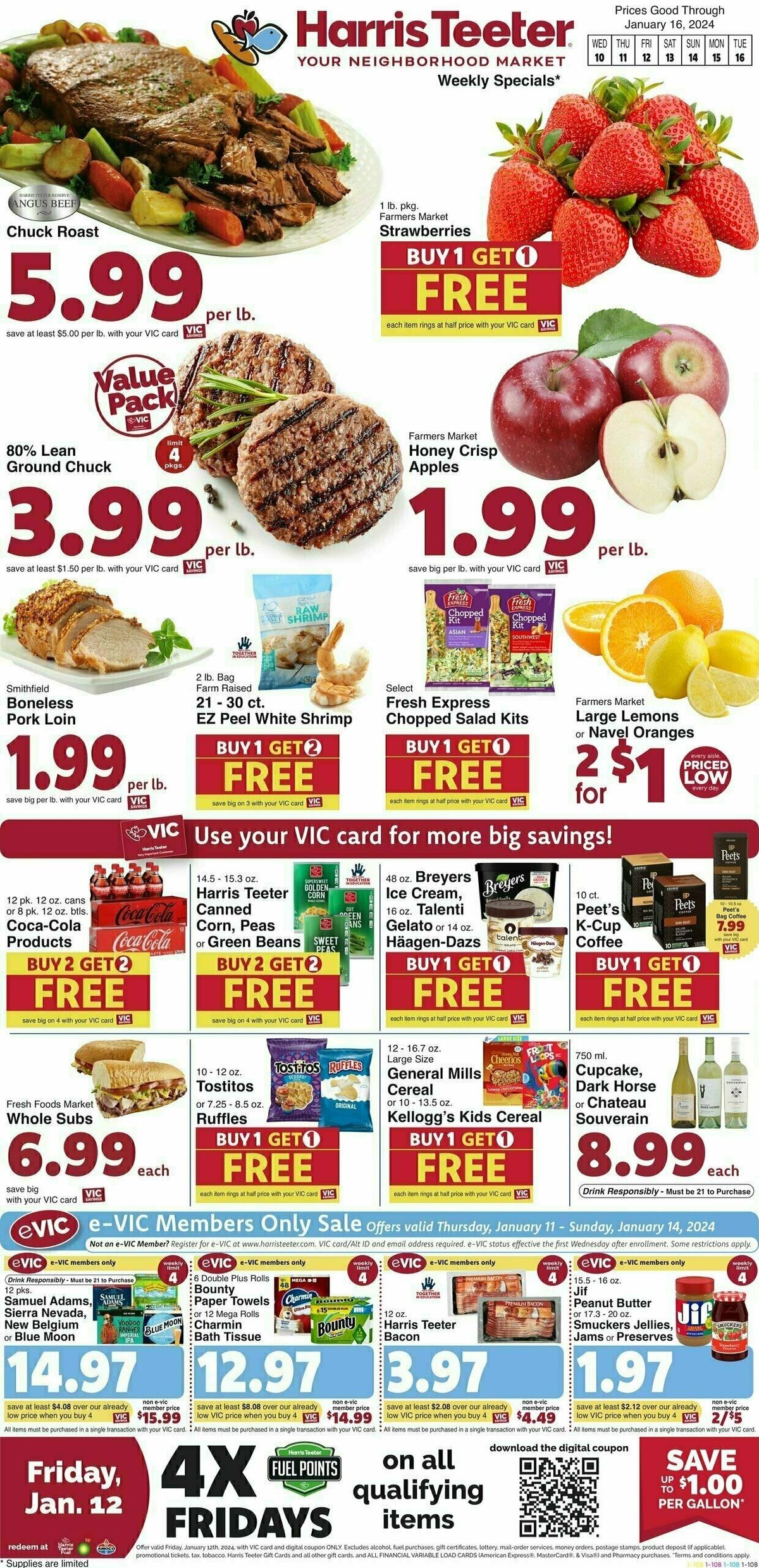Harris Teeter Weekly Ad from January 10