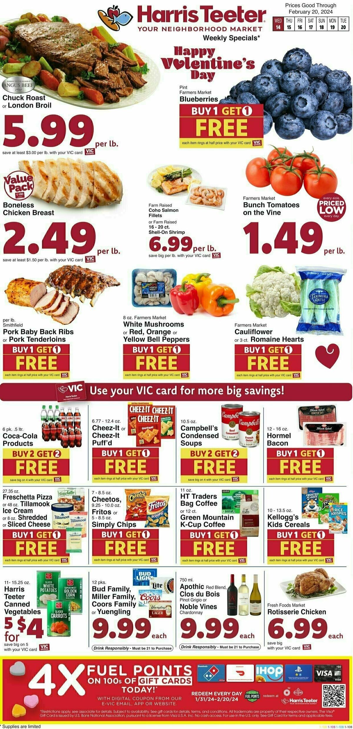 Harris Teeter Weekly Ad from February 14