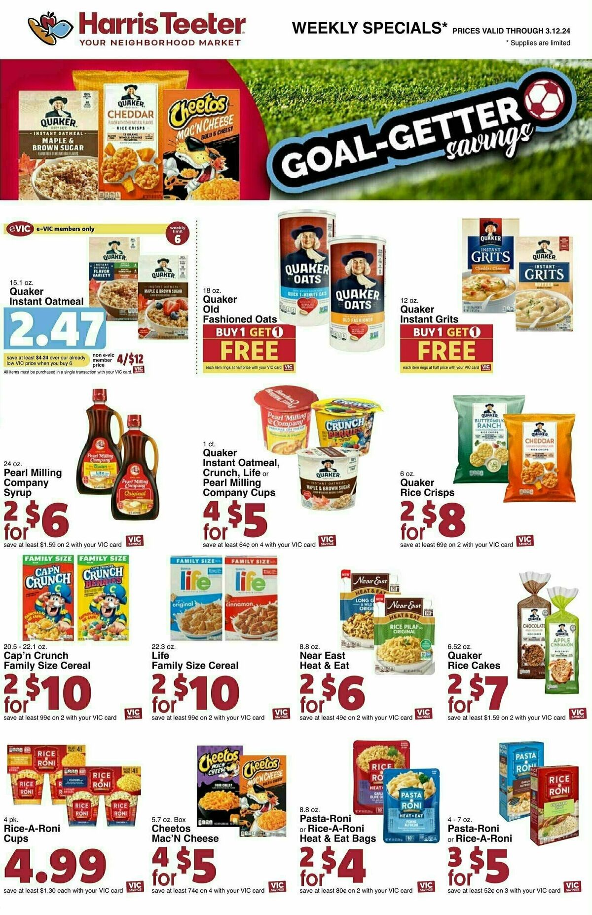 Harris Teeter Weekly Ad from March 6