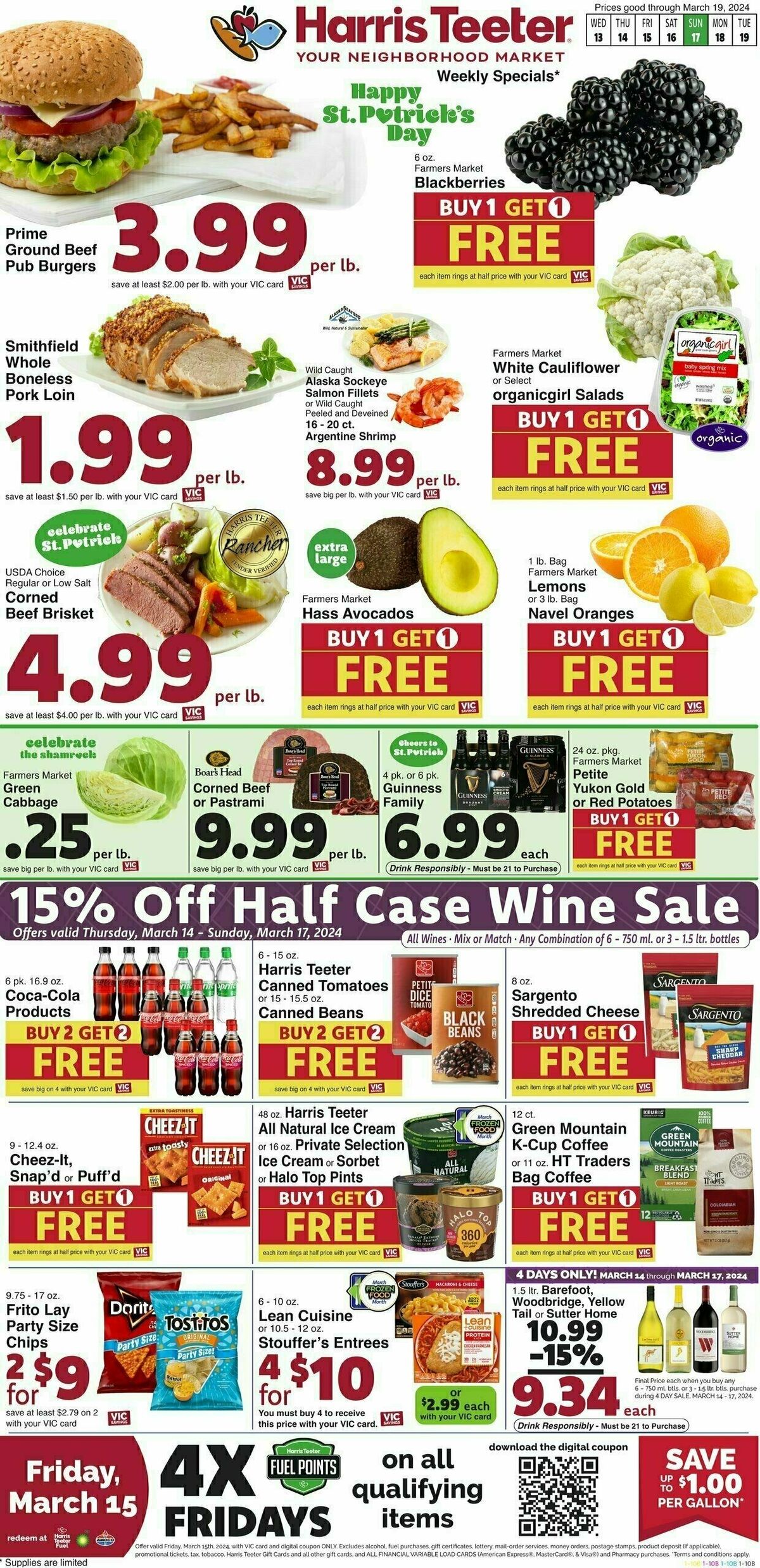 Harris Teeter Weekly Ad from March 13