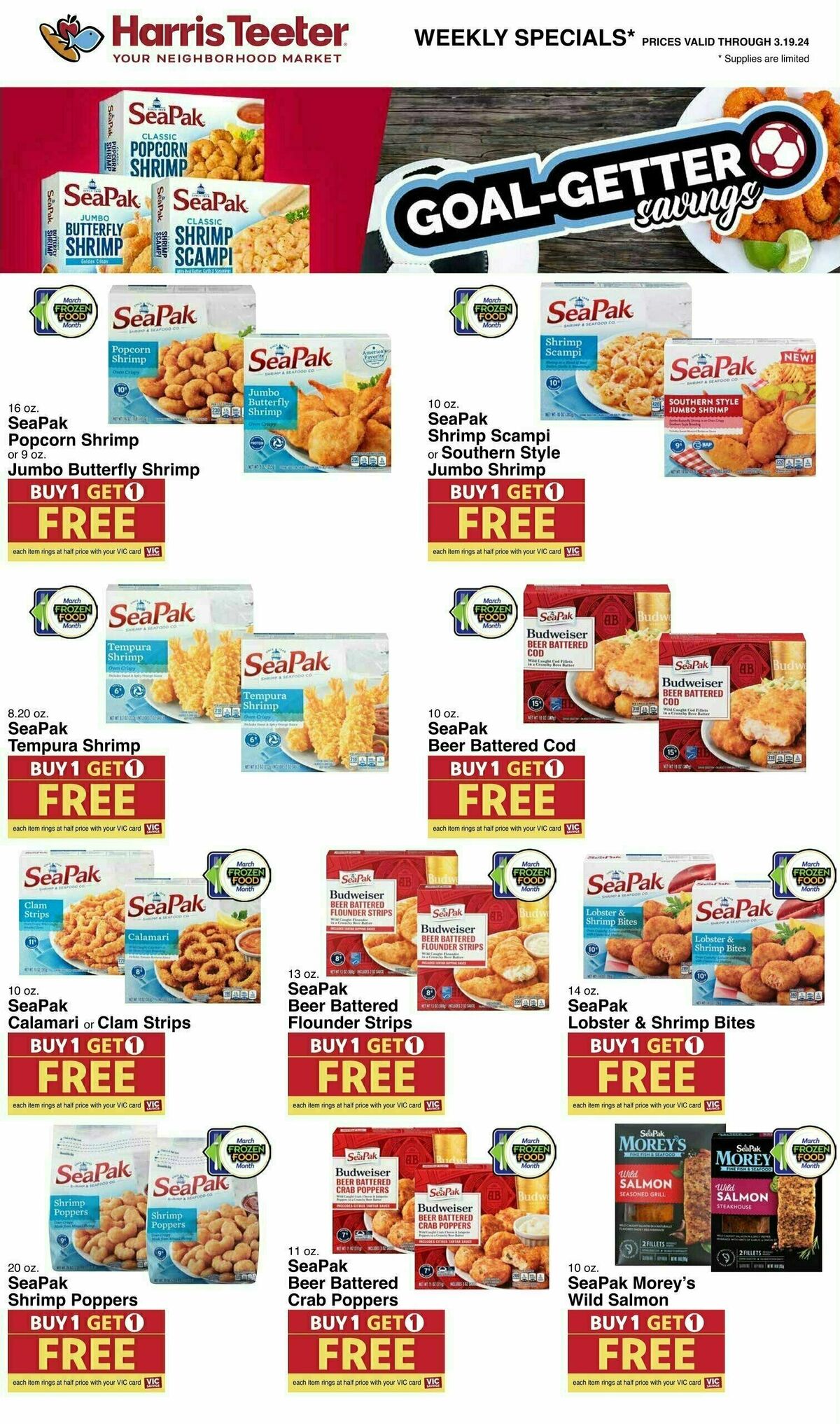 Harris Teeter Weekly Ad from March 13