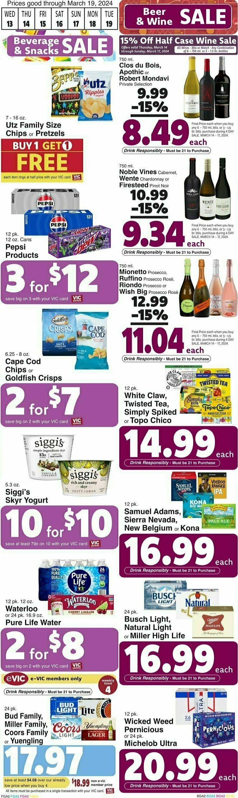 Harris Teeter Weekly Ad from March 13