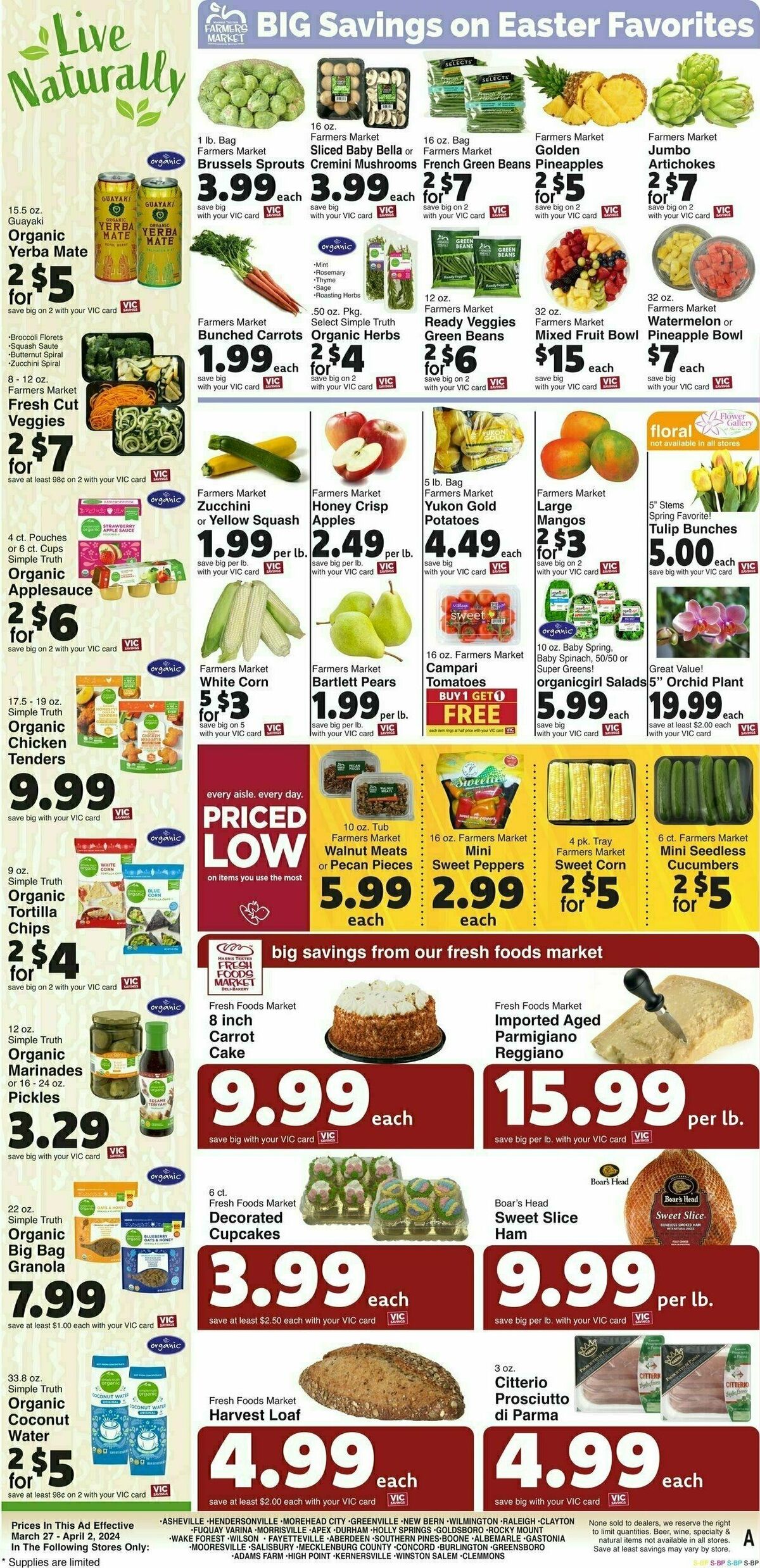 Harris Teeter Weekly Ad from March 27