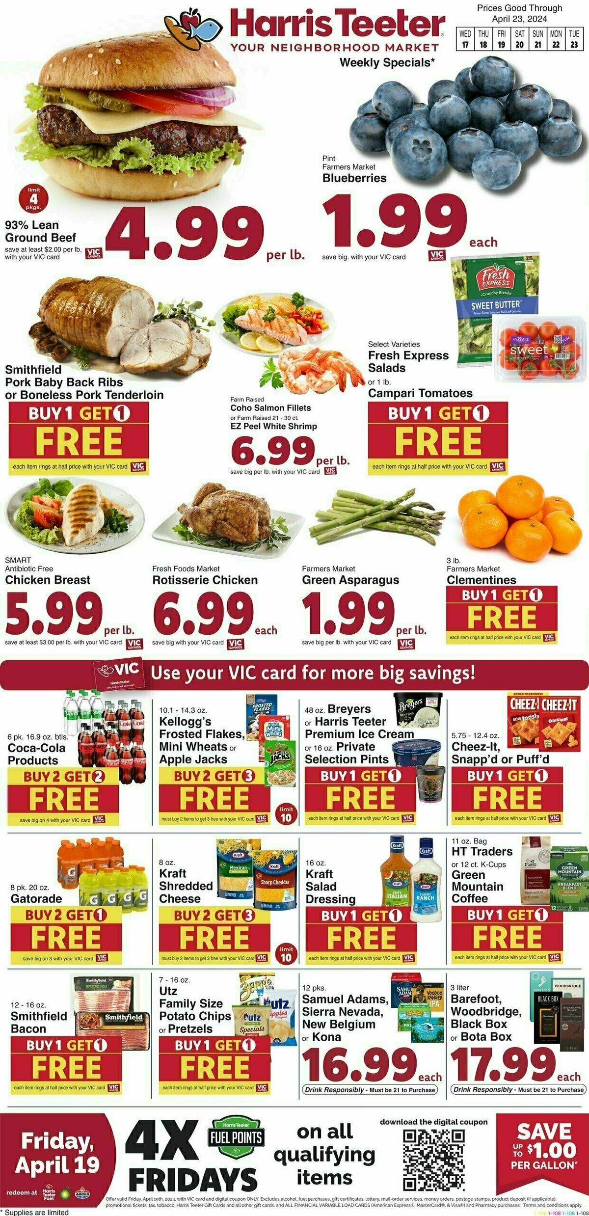 Harris Teeter Weekly Ad from April 17