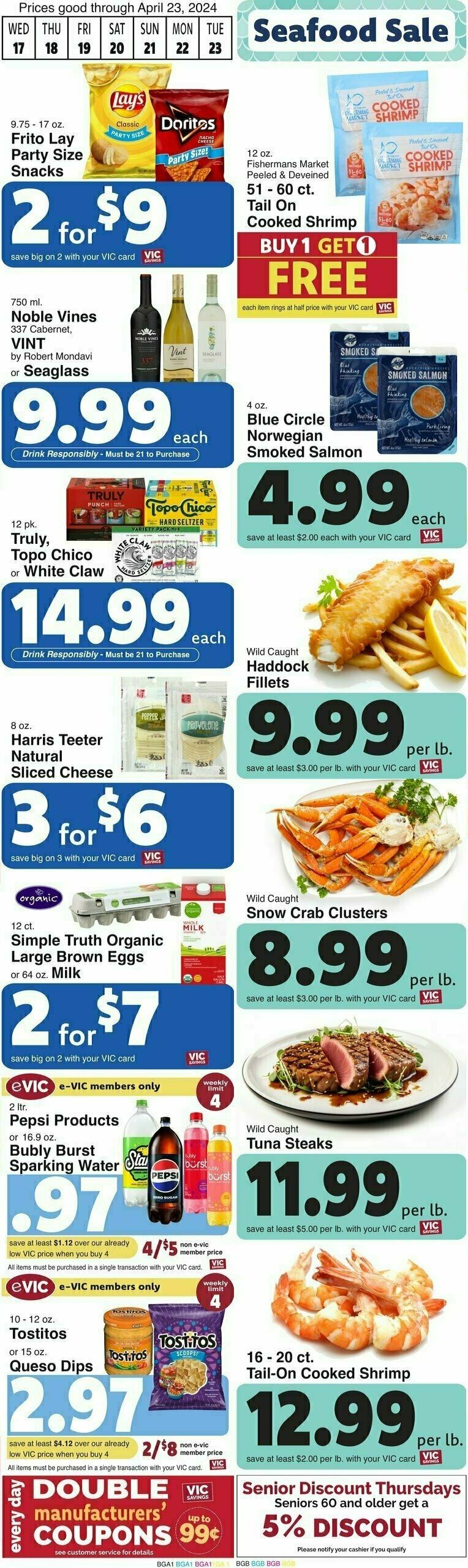 Harris Teeter Weekly Ad from April 17