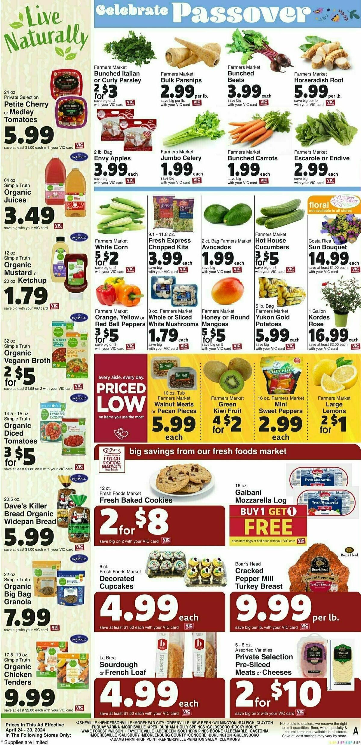 Harris Teeter Weekly Ad from April 24