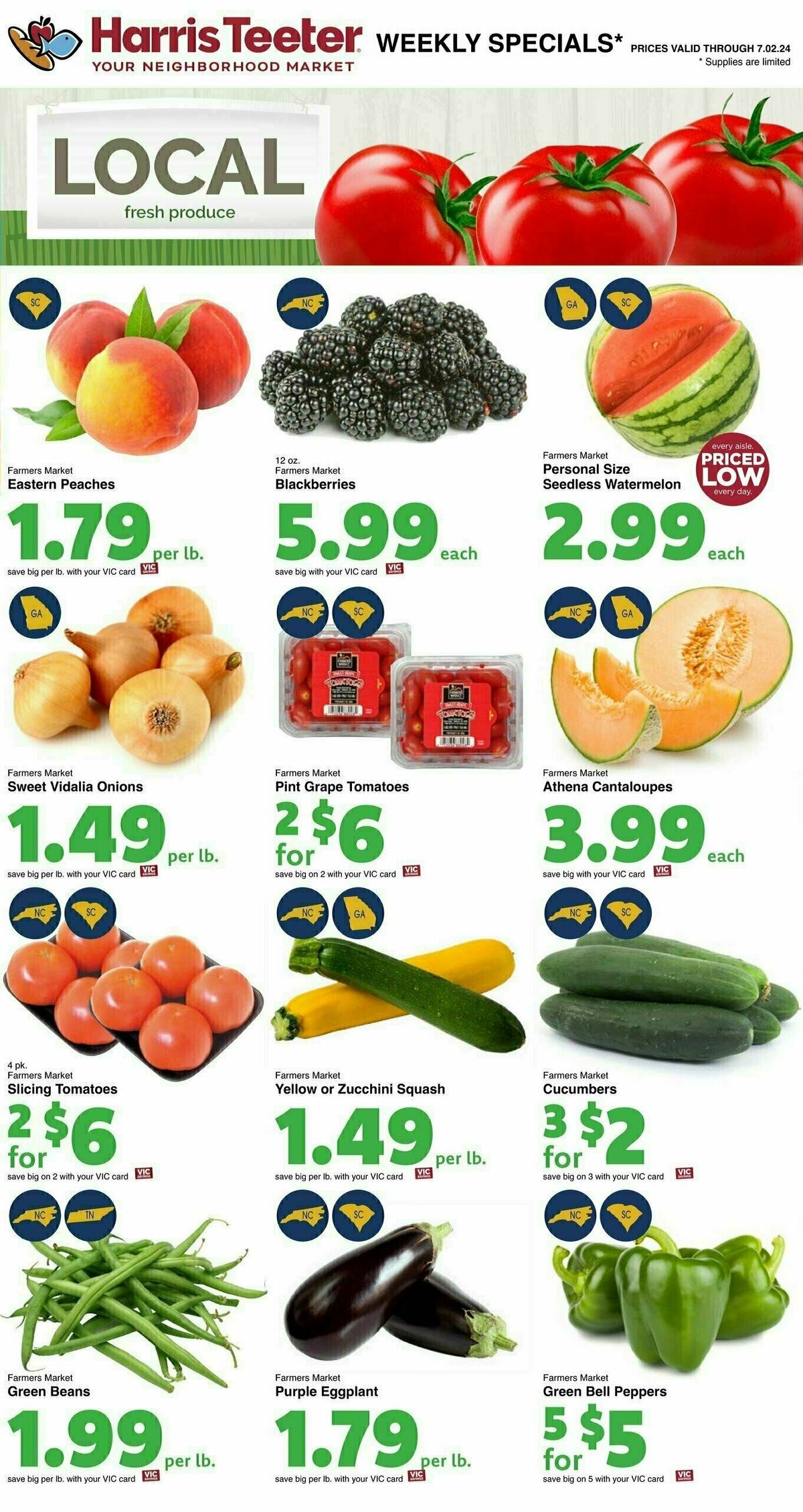 Harris Teeter Weekly Ad from June 26