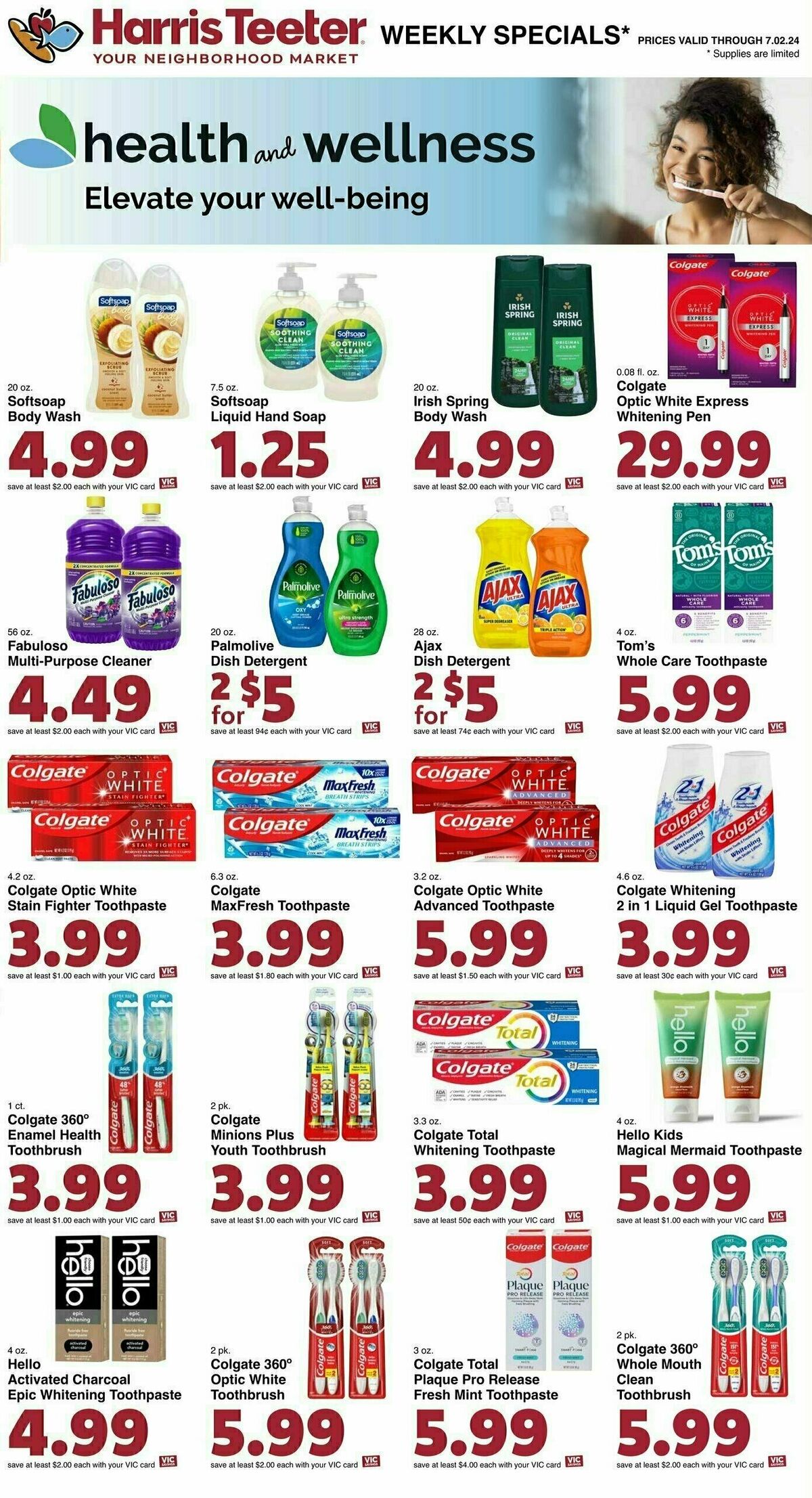 Harris Teeter Weekly Ad from June 26