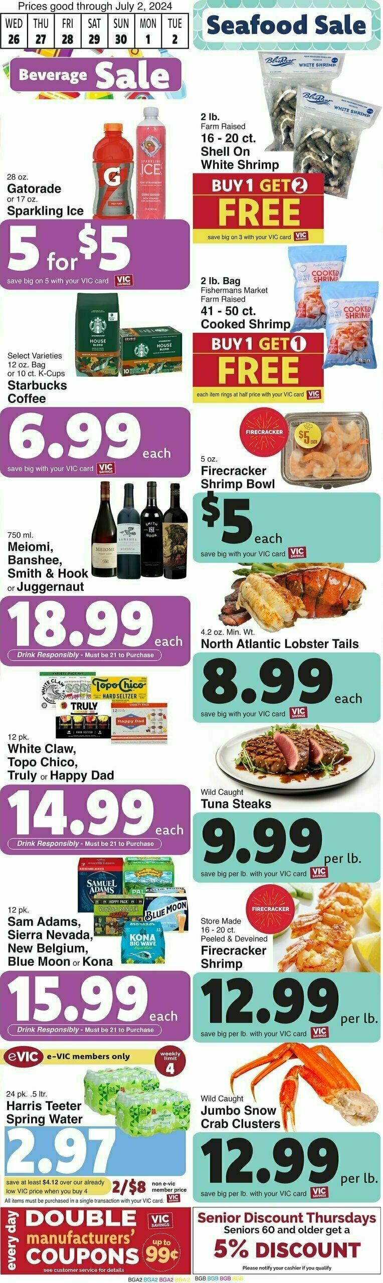 Harris Teeter Weekly Ad from June 26