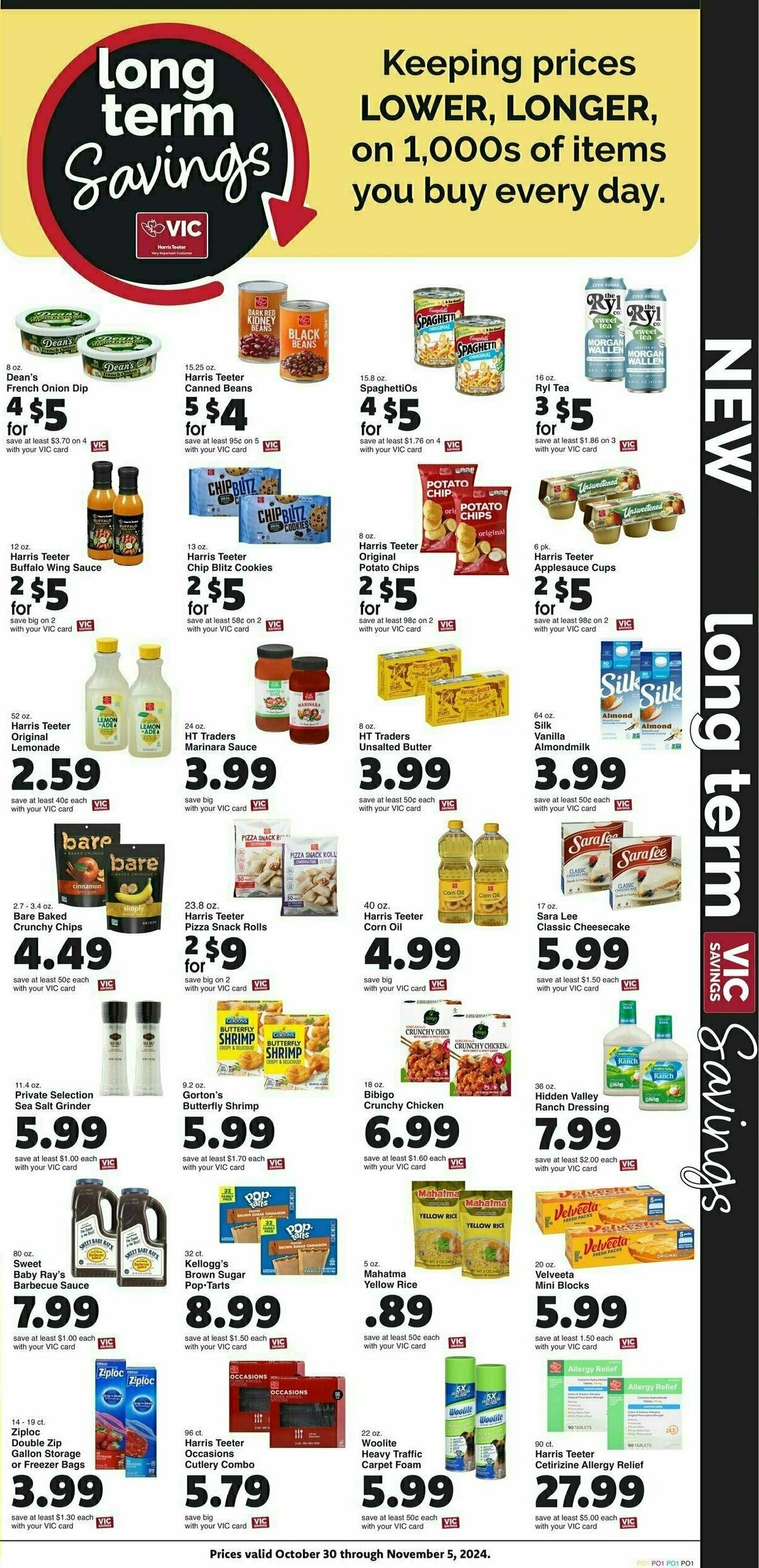 Harris Teeter Weekly Ad from October 30