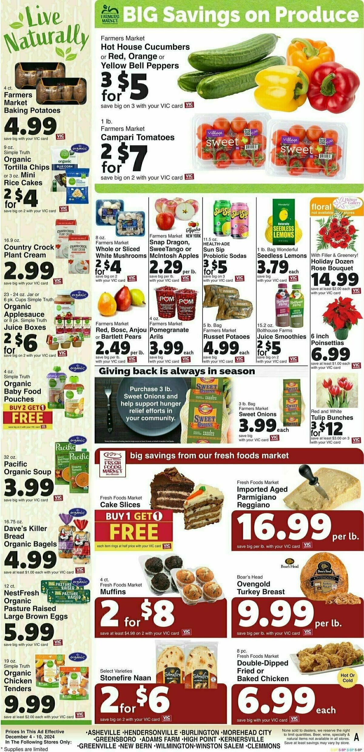 Harris Teeter Weekly Ad from December 4