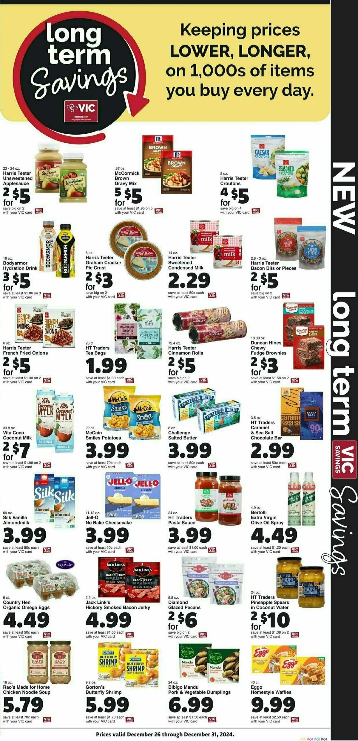 Harris Teeter Weekly Ad from December 26