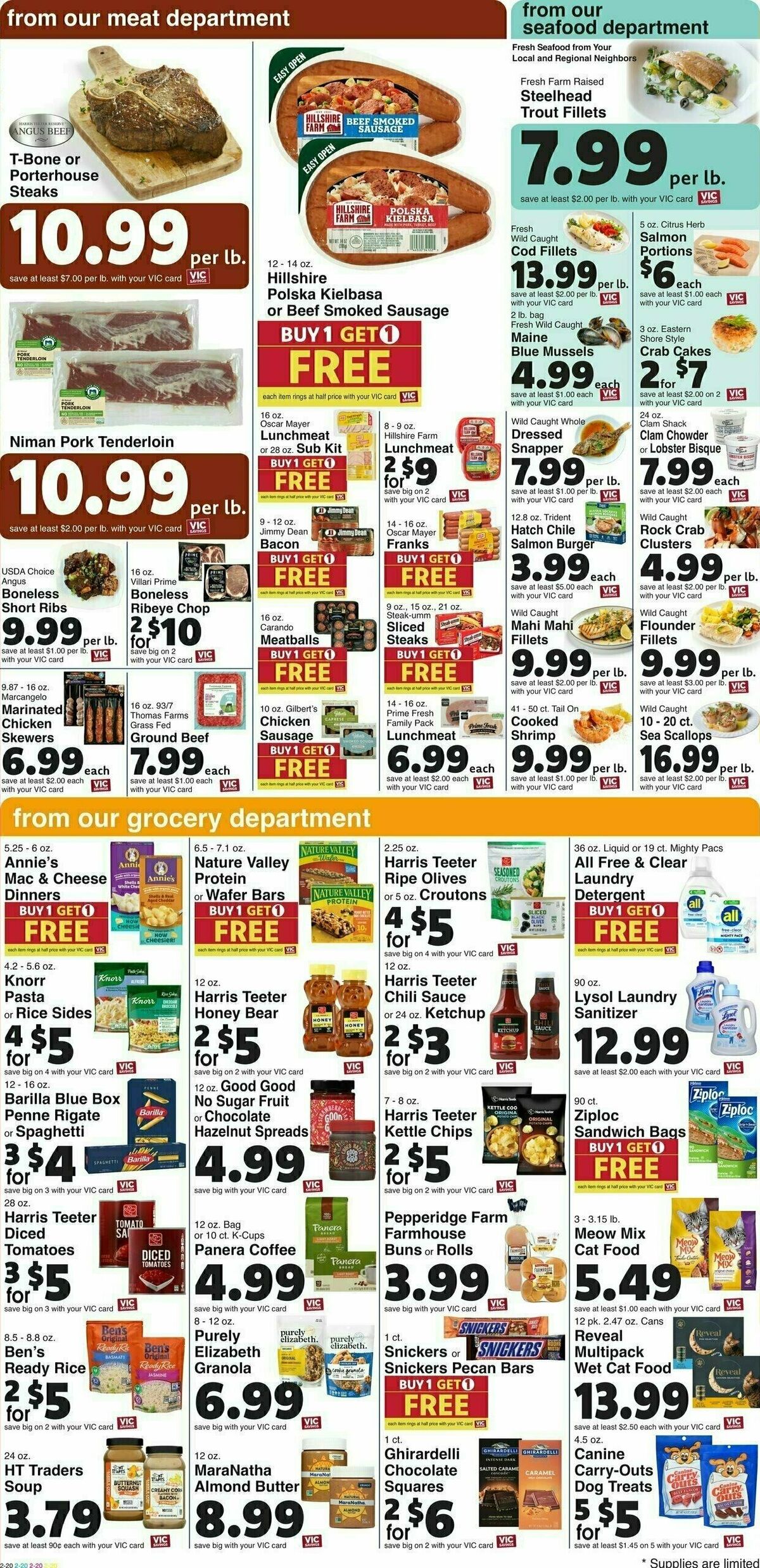 Harris Teeter Weekly Ad from January 15