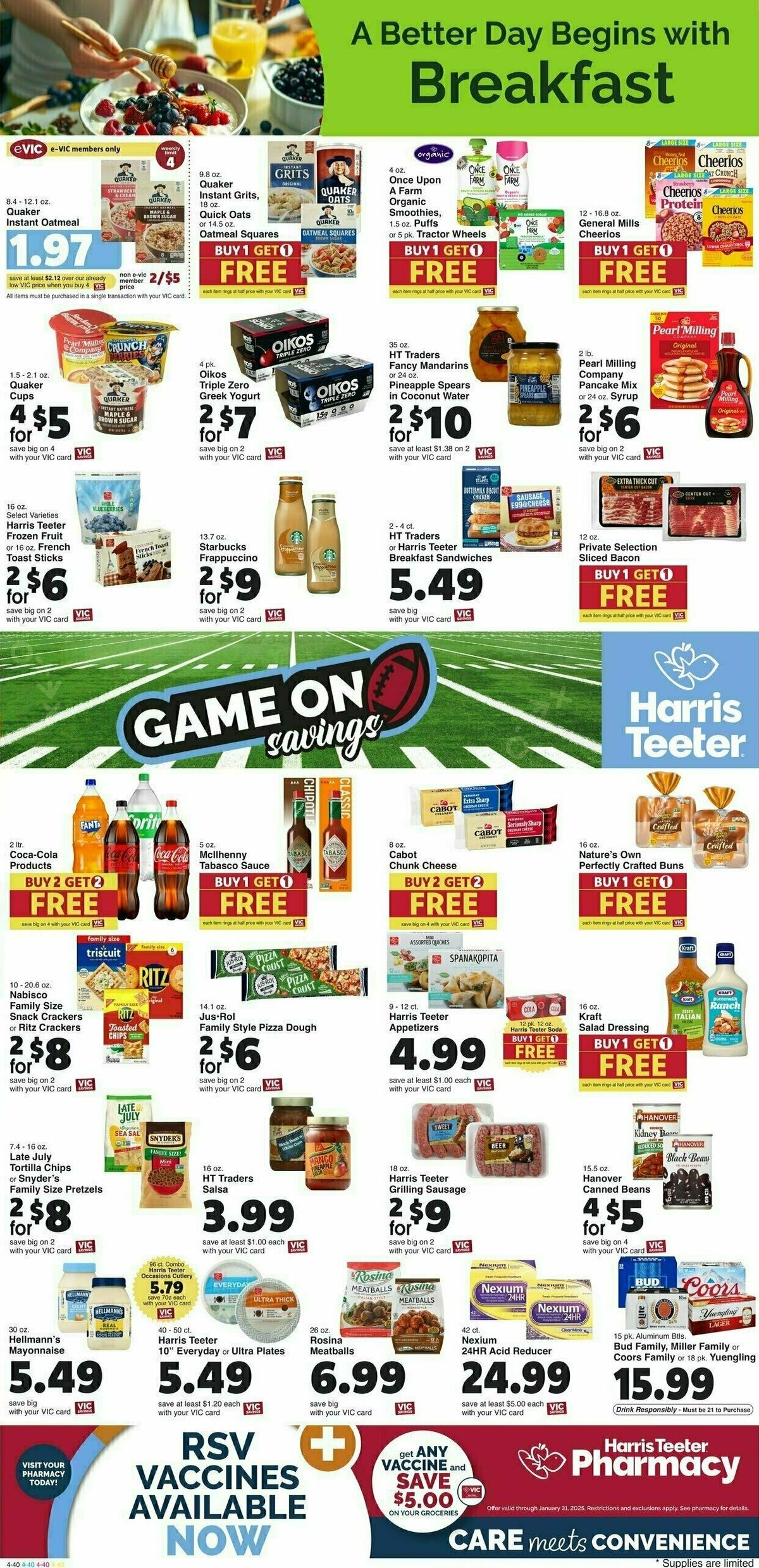 Harris Teeter Weekly Ad from January 15