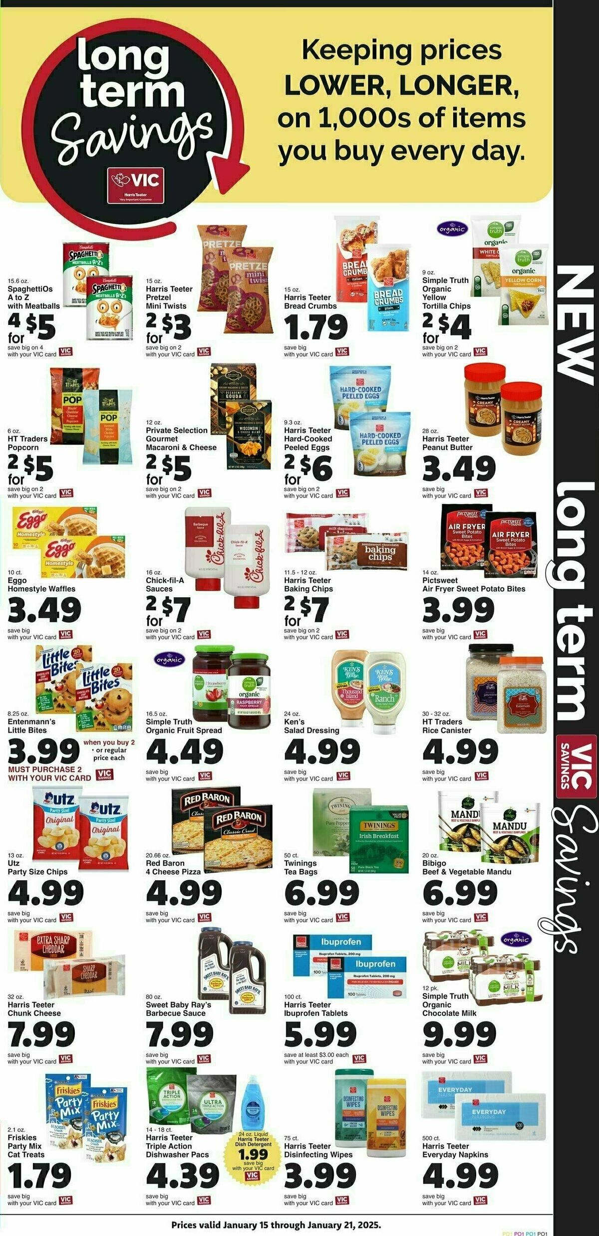 Harris Teeter Weekly Ad from January 15