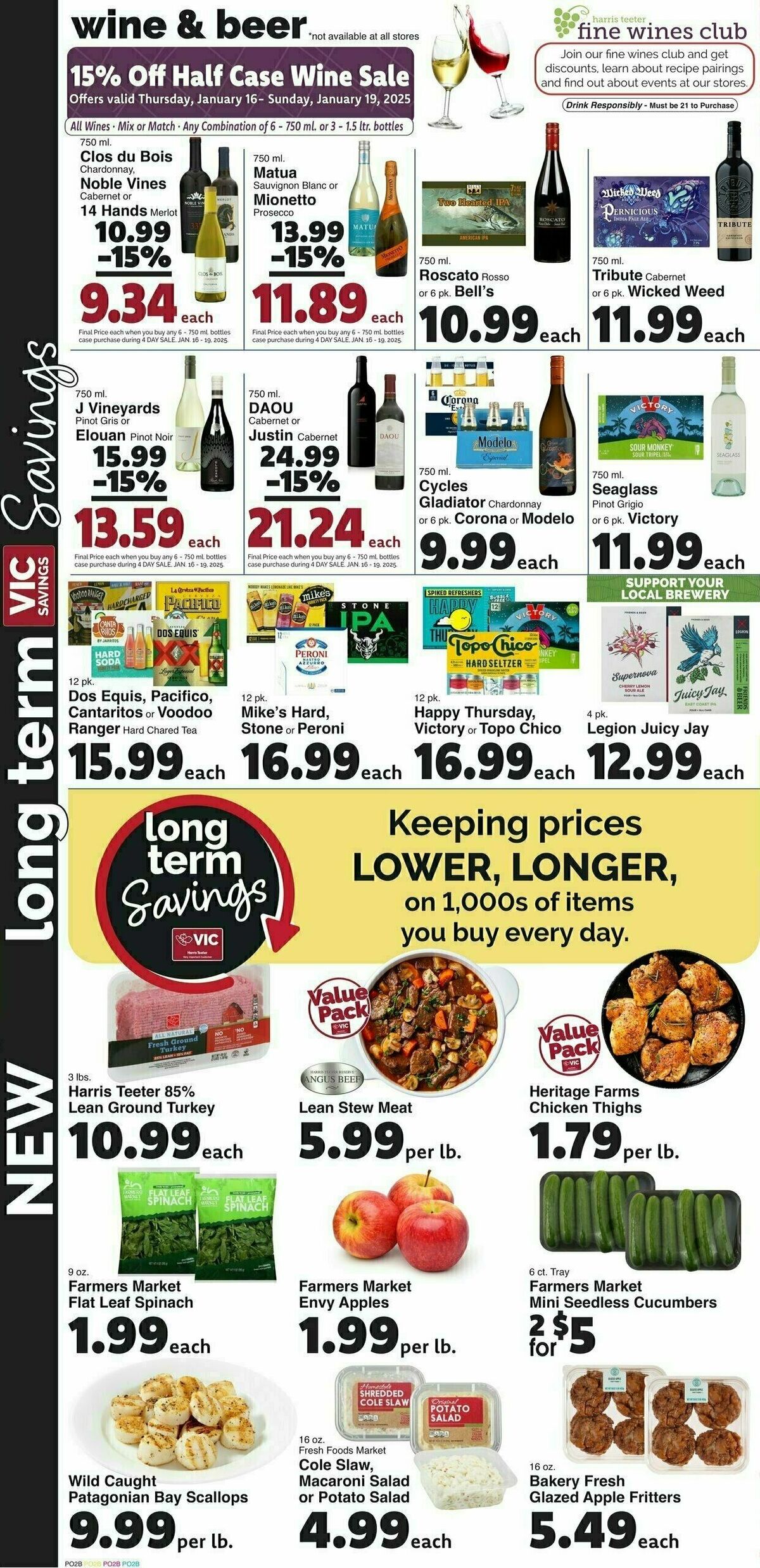 Harris Teeter Weekly Ad from January 15