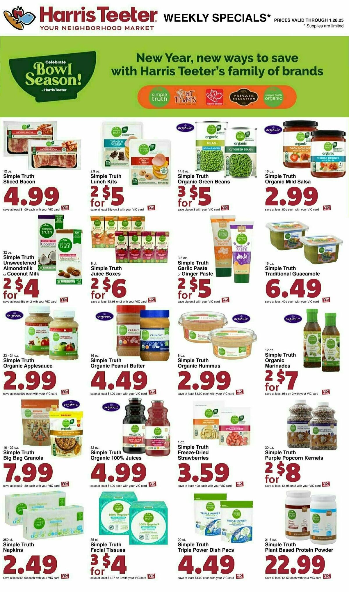 Harris Teeter Weekly Ad from January 22