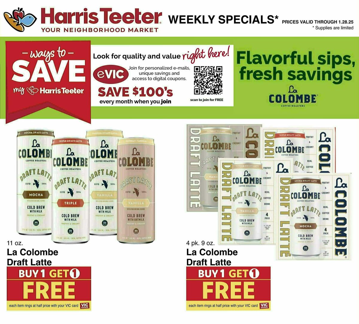 Harris Teeter Weekly Ad from January 22