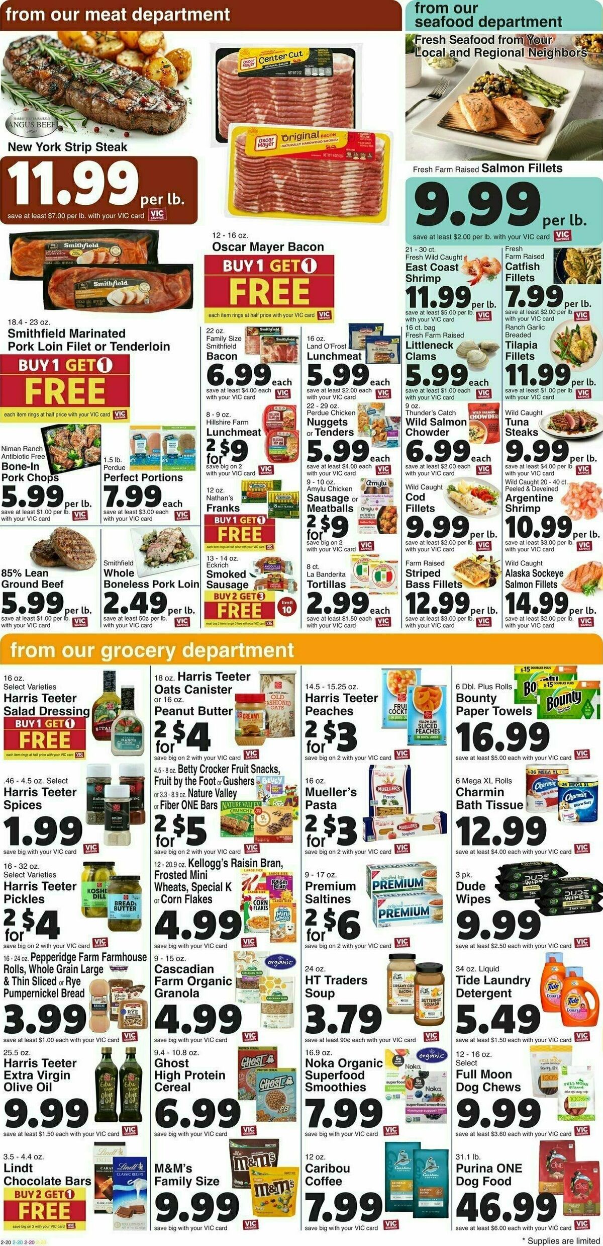 Harris Teeter Weekly Ad from January 22