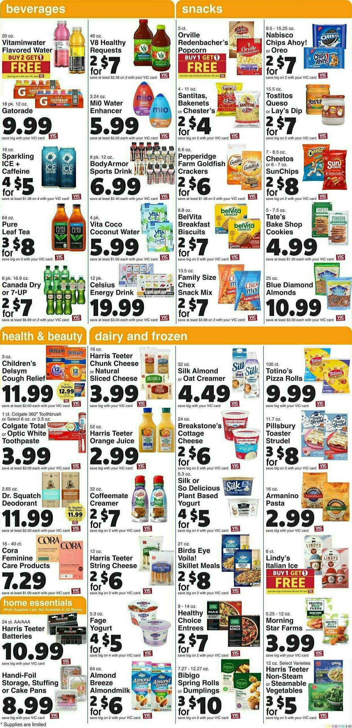 Harris Teeter Weekly Ad from January 22