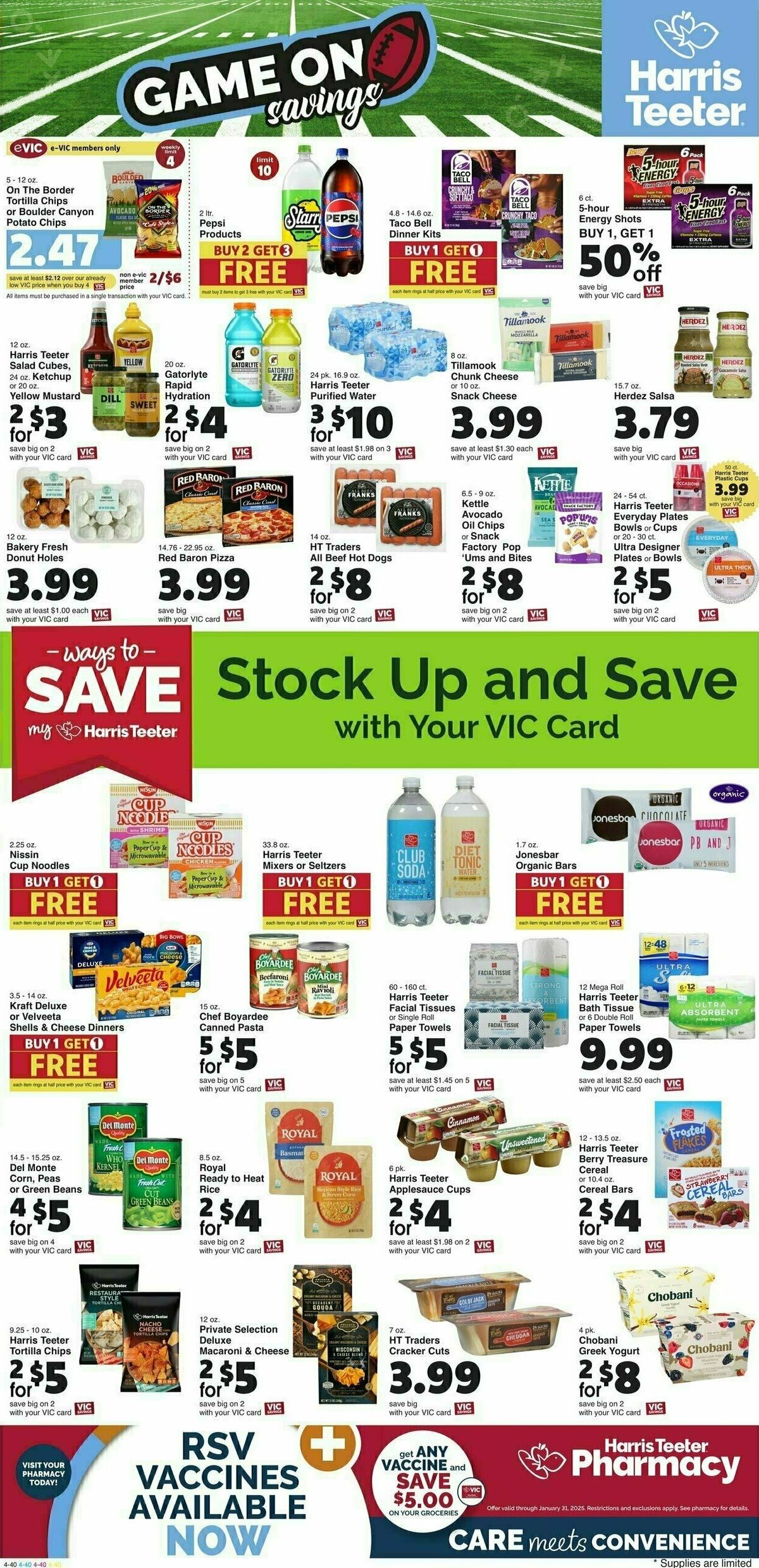 Harris Teeter Weekly Ad from January 22