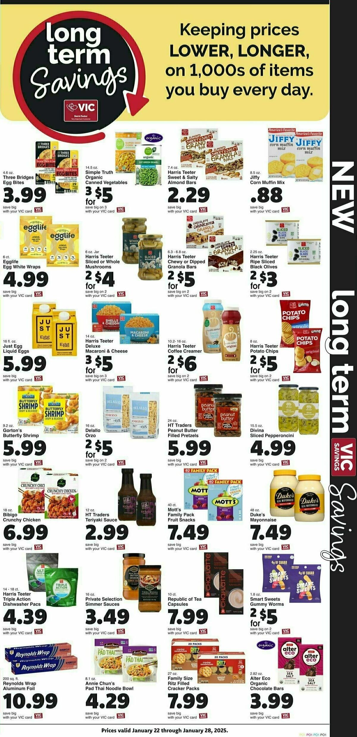 Harris Teeter Weekly Ad from January 22