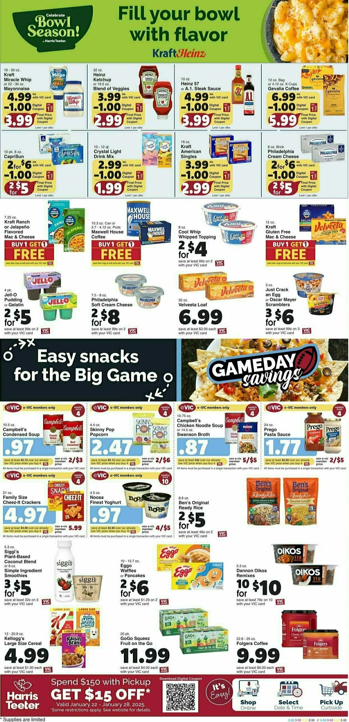 Harris Teeter Weekly Ad from January 22