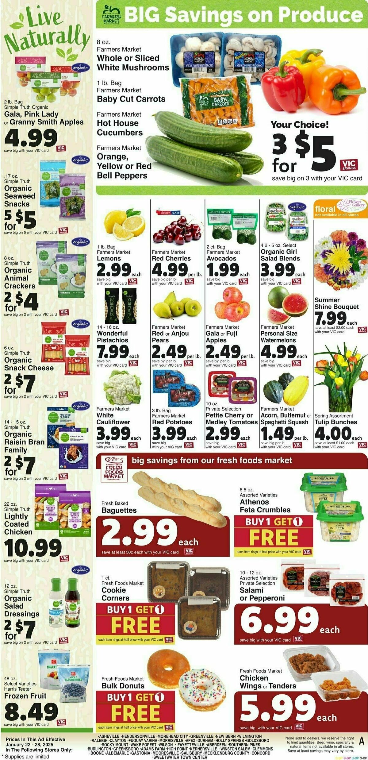 Harris Teeter Weekly Ad from January 22