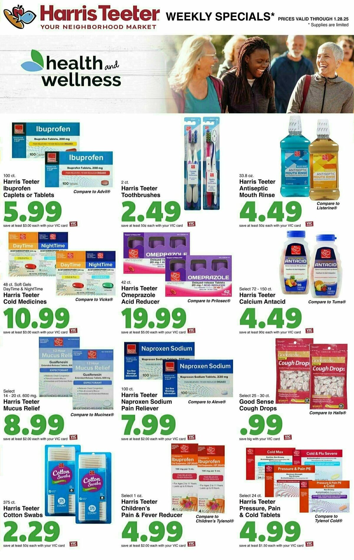 Harris Teeter Weekly Ad from January 22