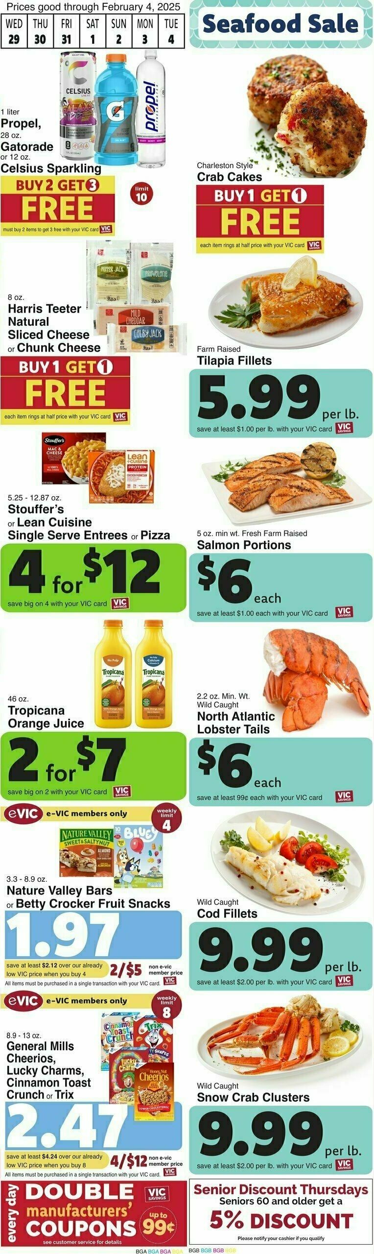 Harris Teeter Weekly Ad from January 29