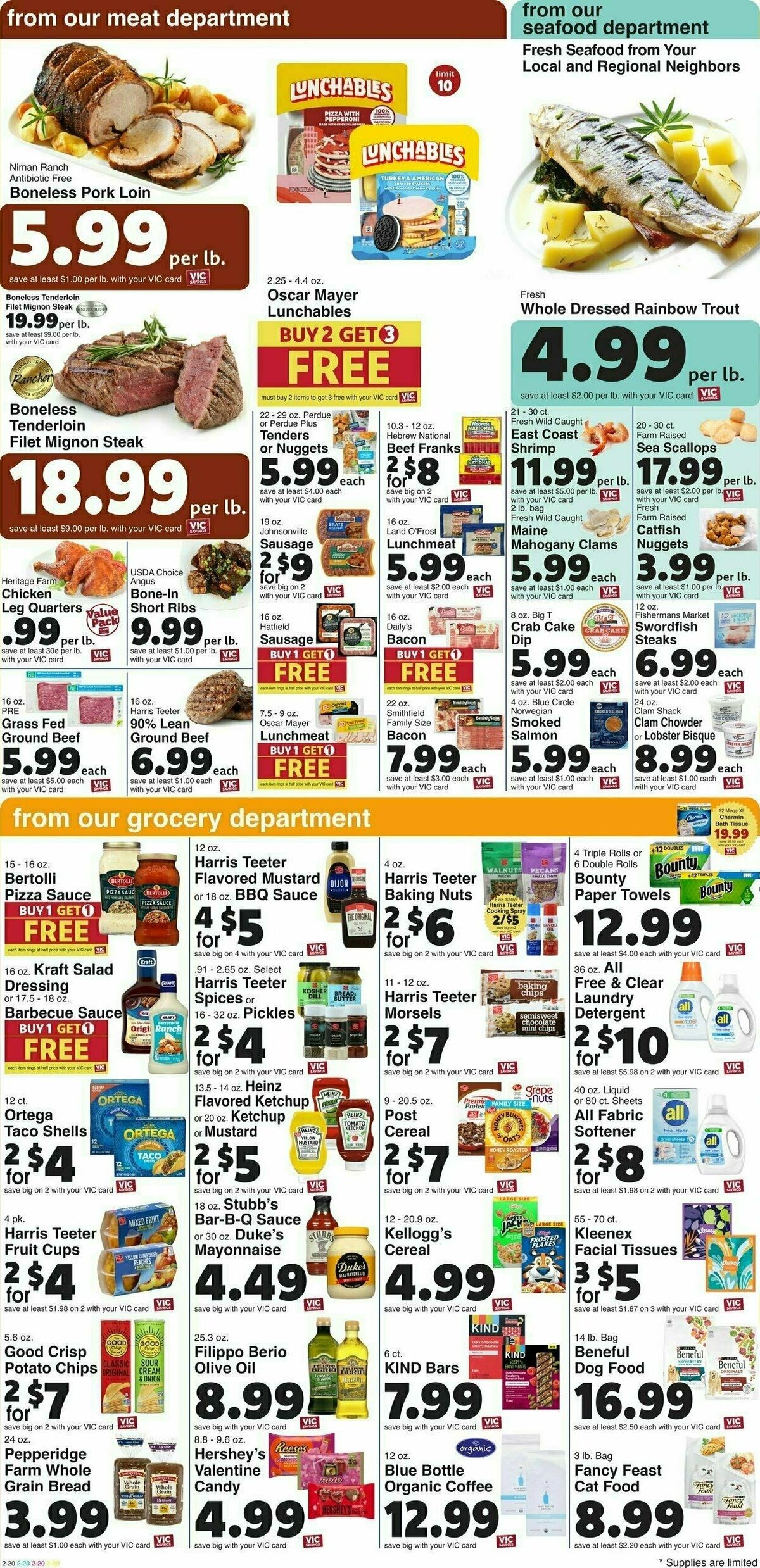 Harris Teeter Weekly Ad from January 29