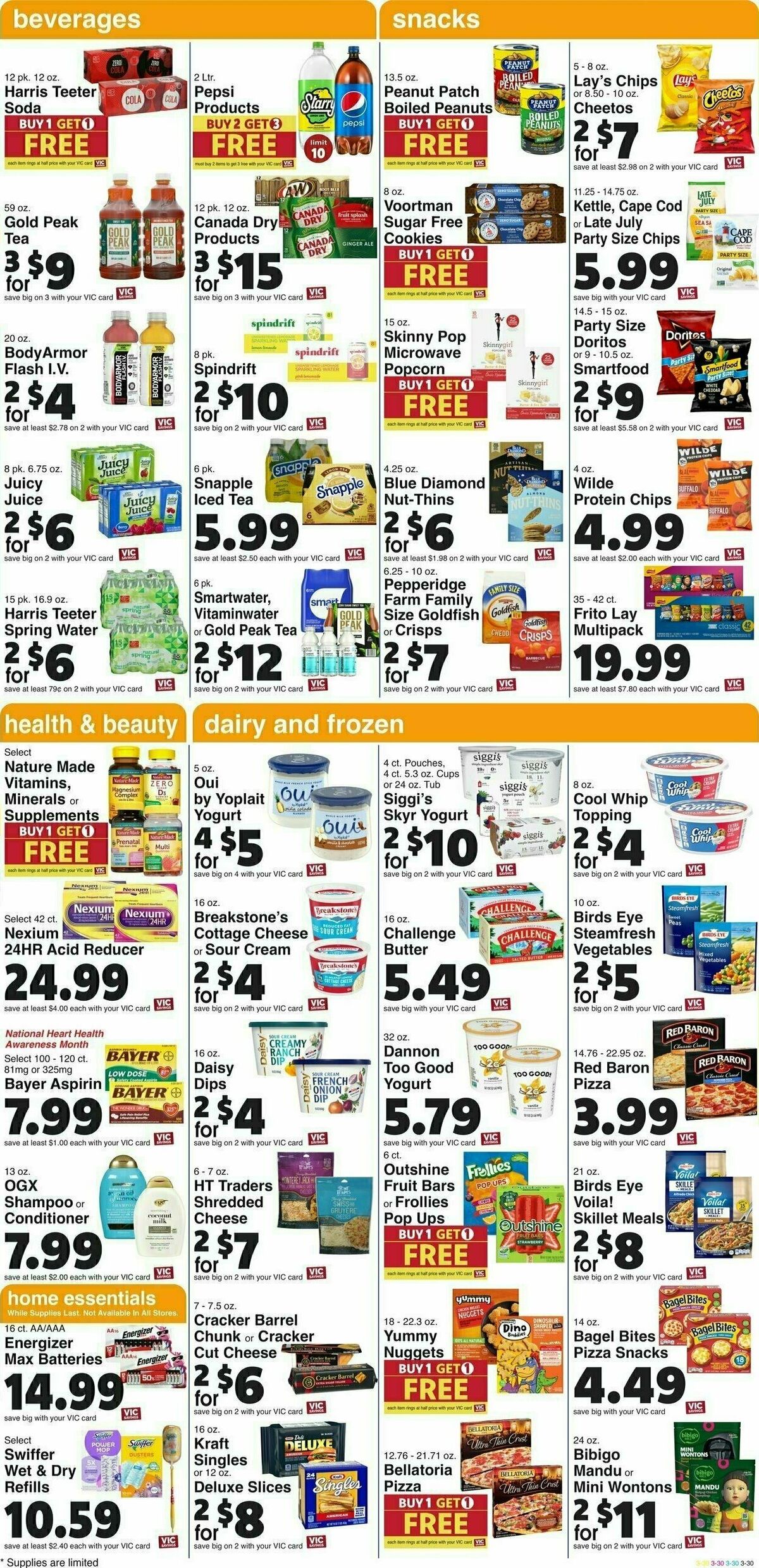Harris Teeter Weekly Ad from January 29