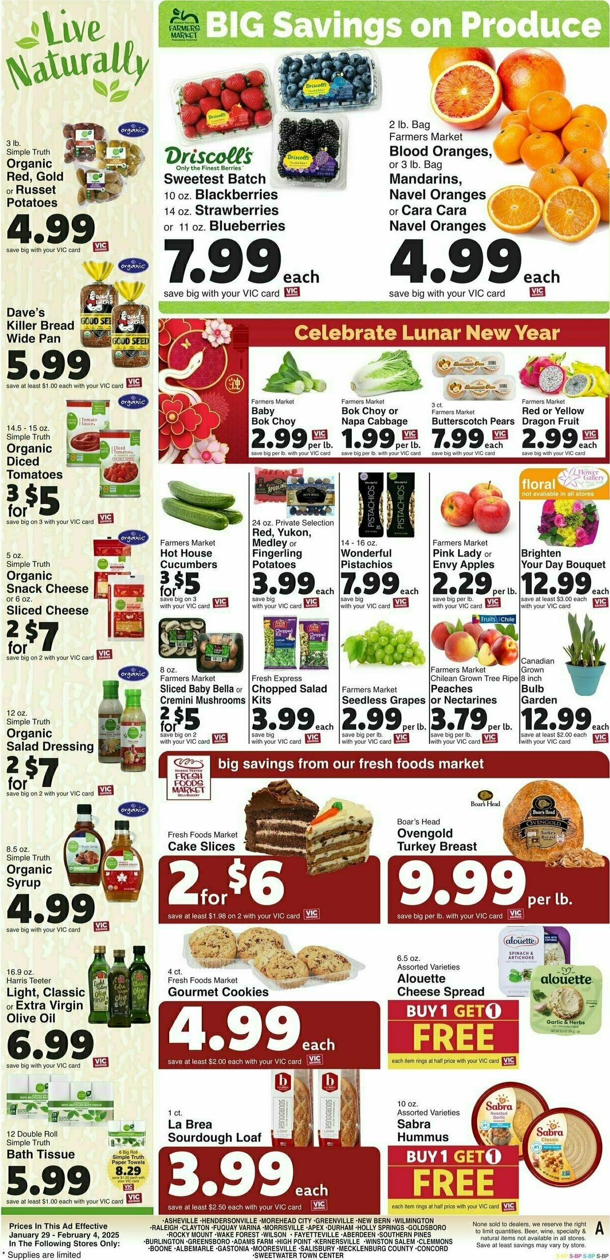 Harris Teeter Weekly Ad from January 29
