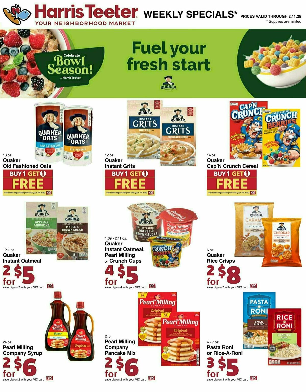 Harris Teeter Weekly Ad from February 5