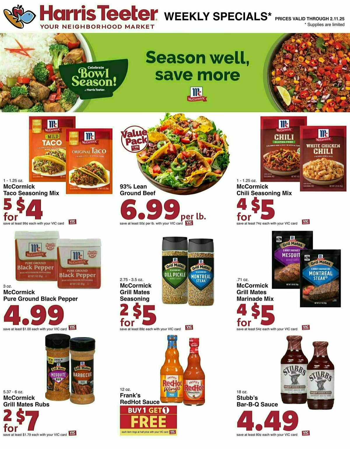 Harris Teeter Weekly Ad from February 5