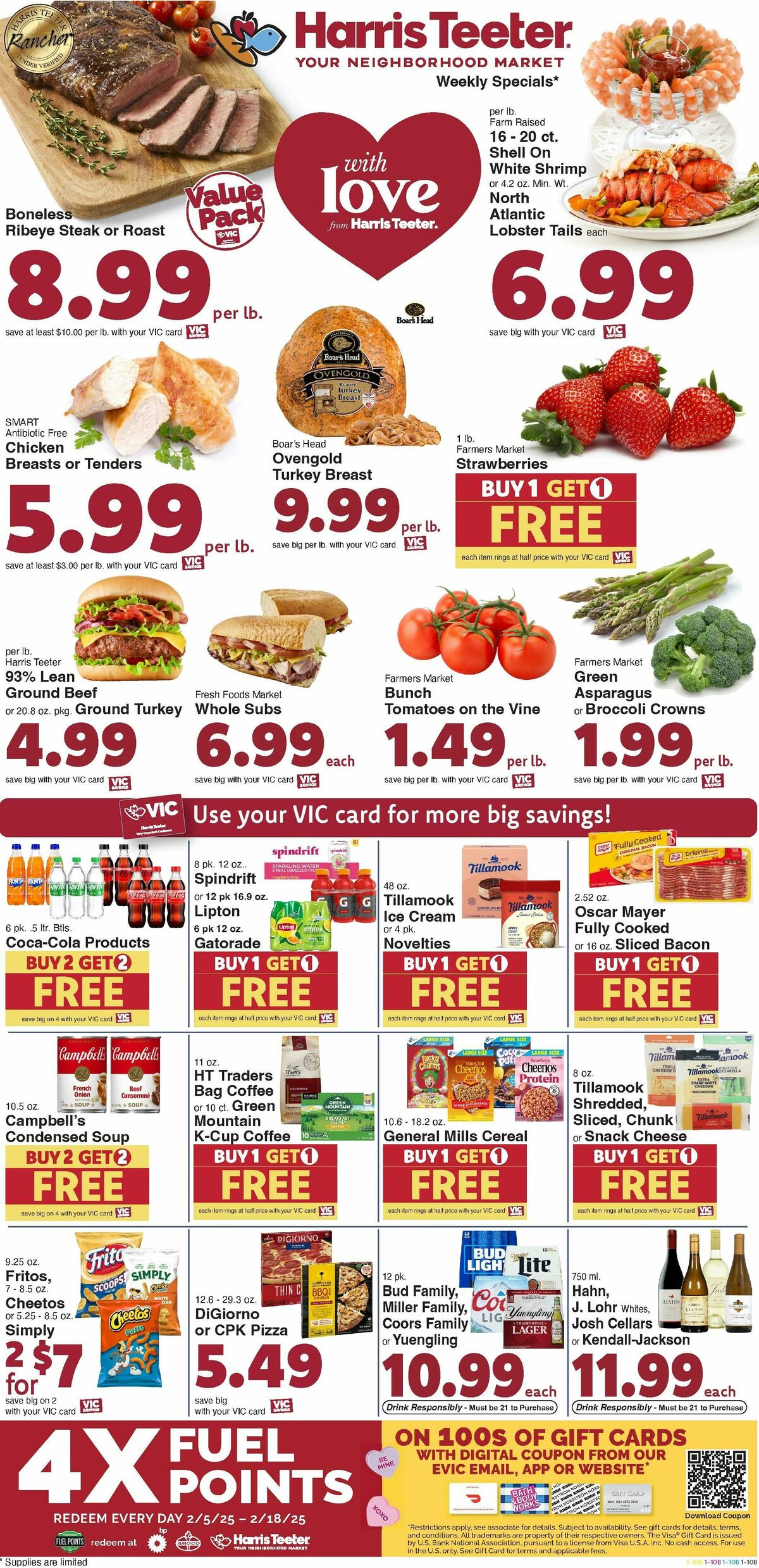 Harris Teeter Weekly Ad from February 12
